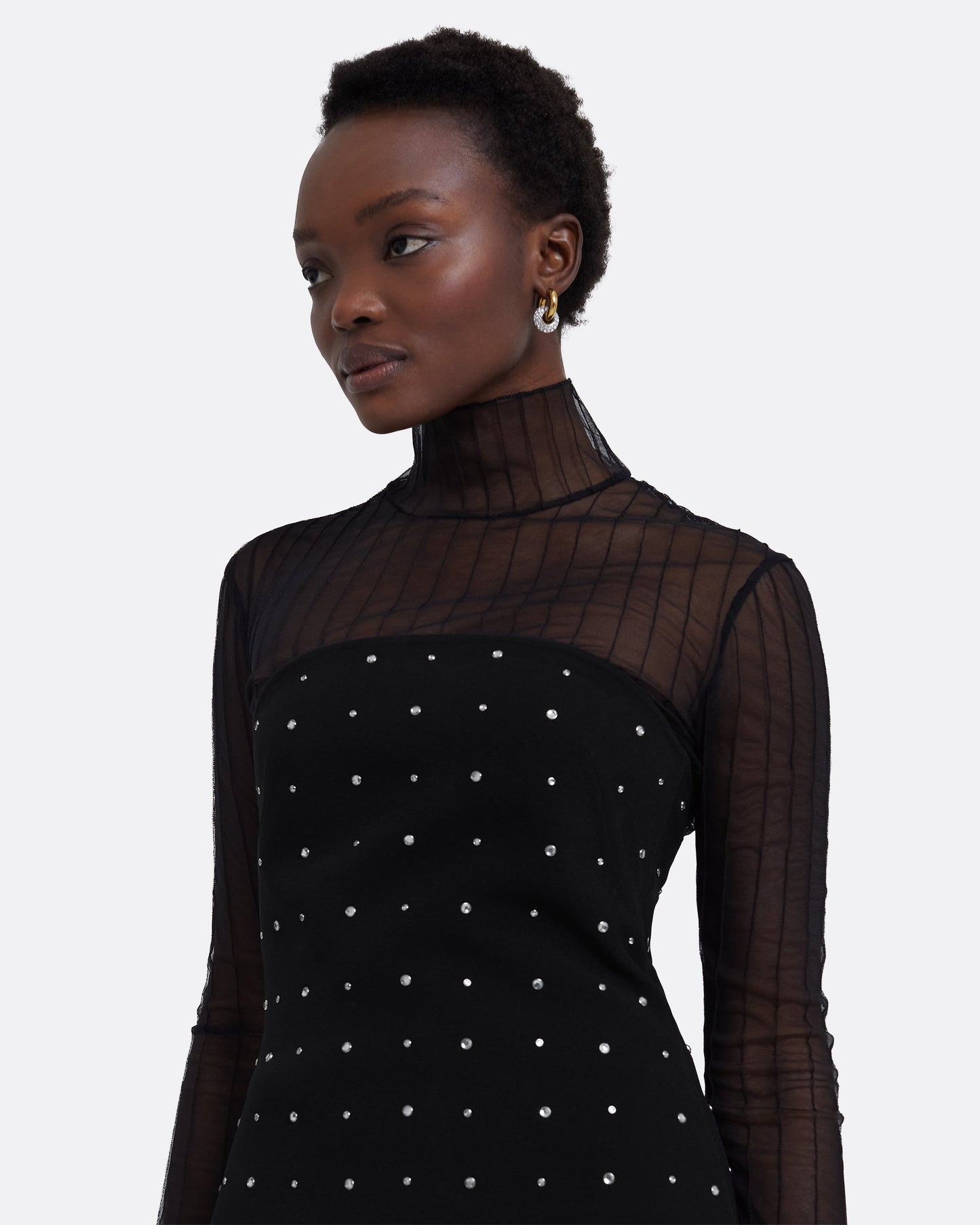 Rowan Black Short Dress