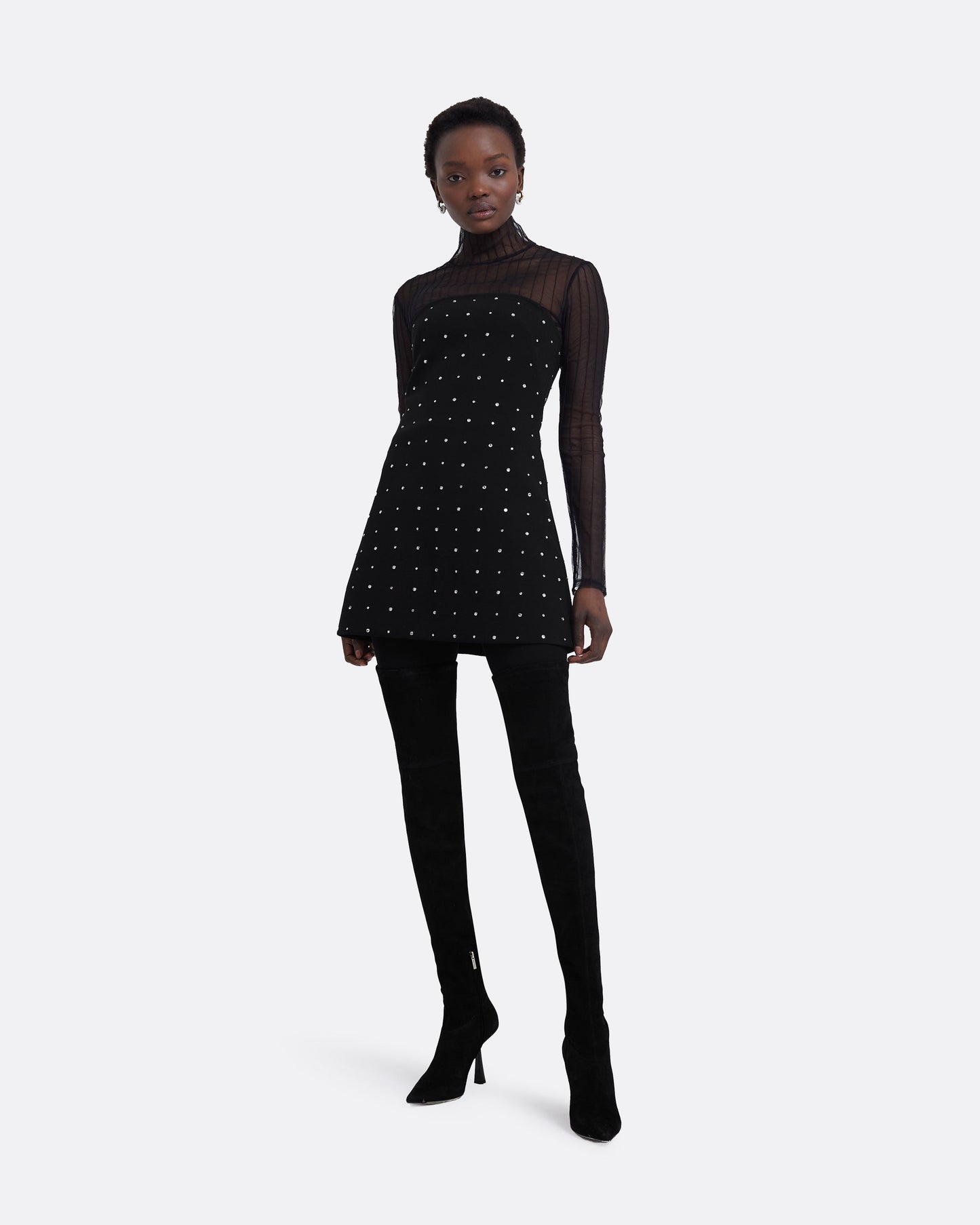 Rowan Black Short Dress