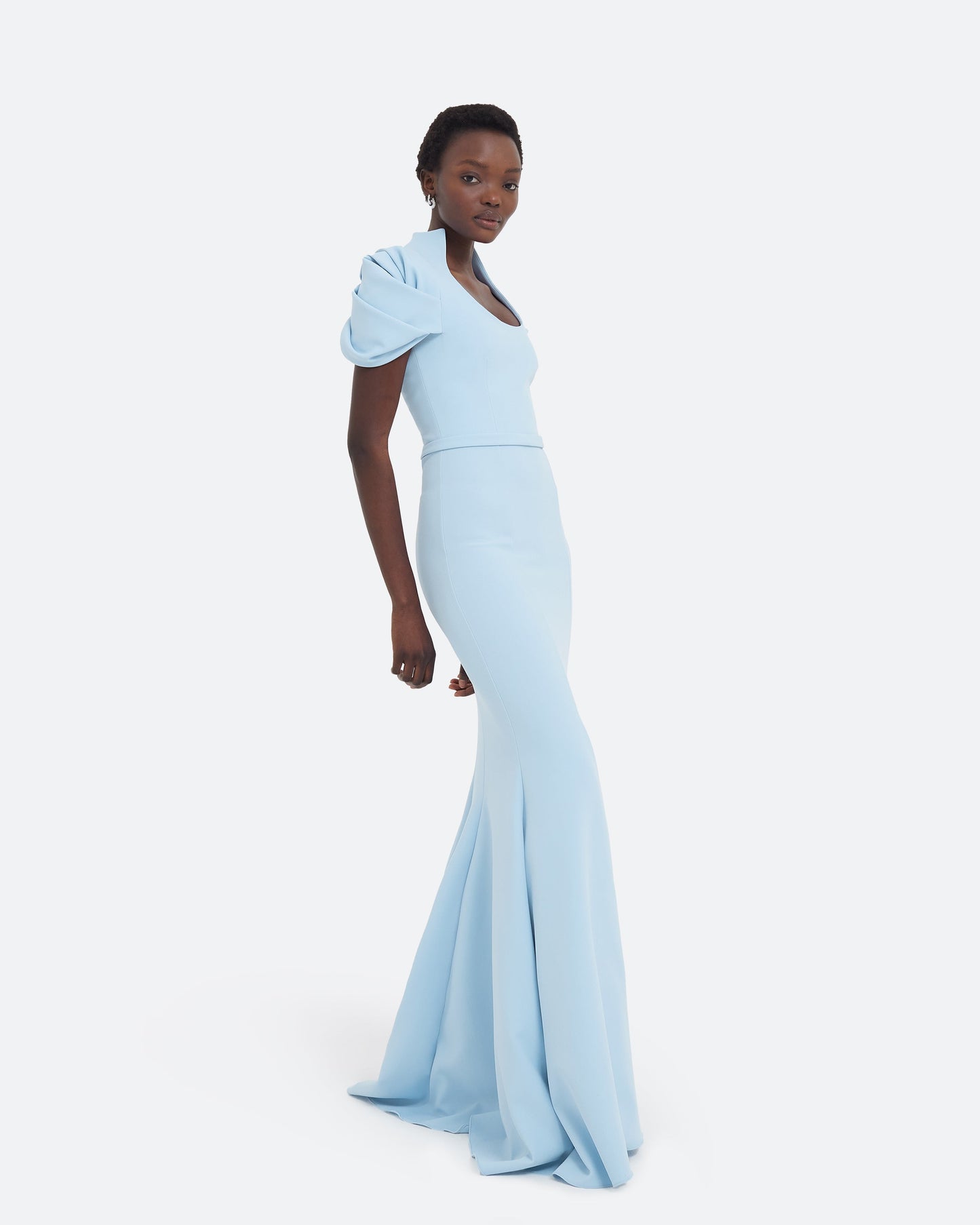 Logan Pale Blue Long Dress