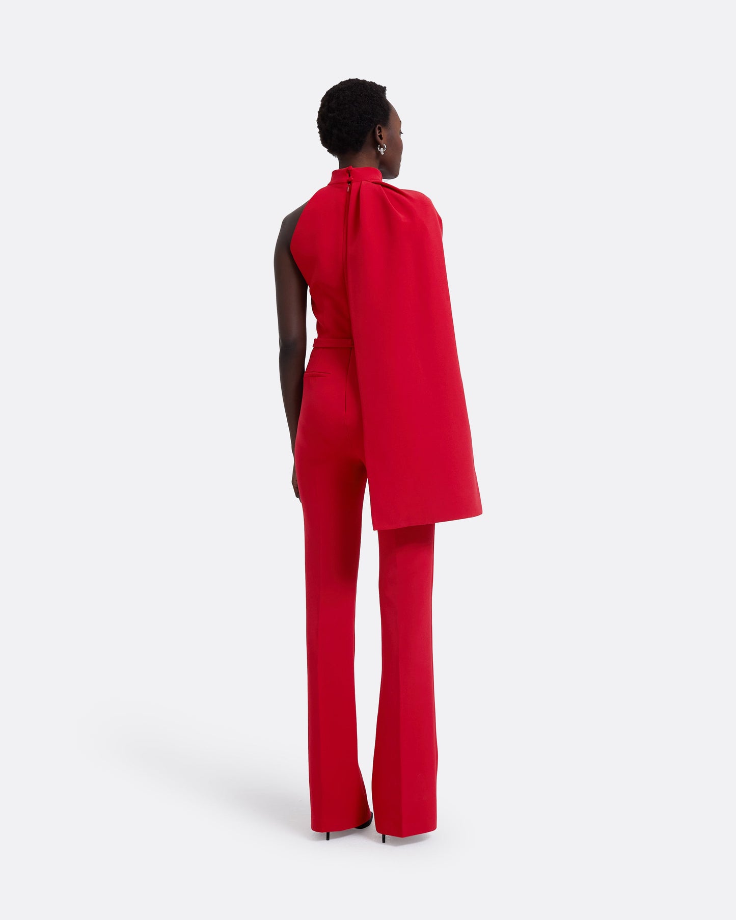 Jaime Crimson Red Jumpsuit