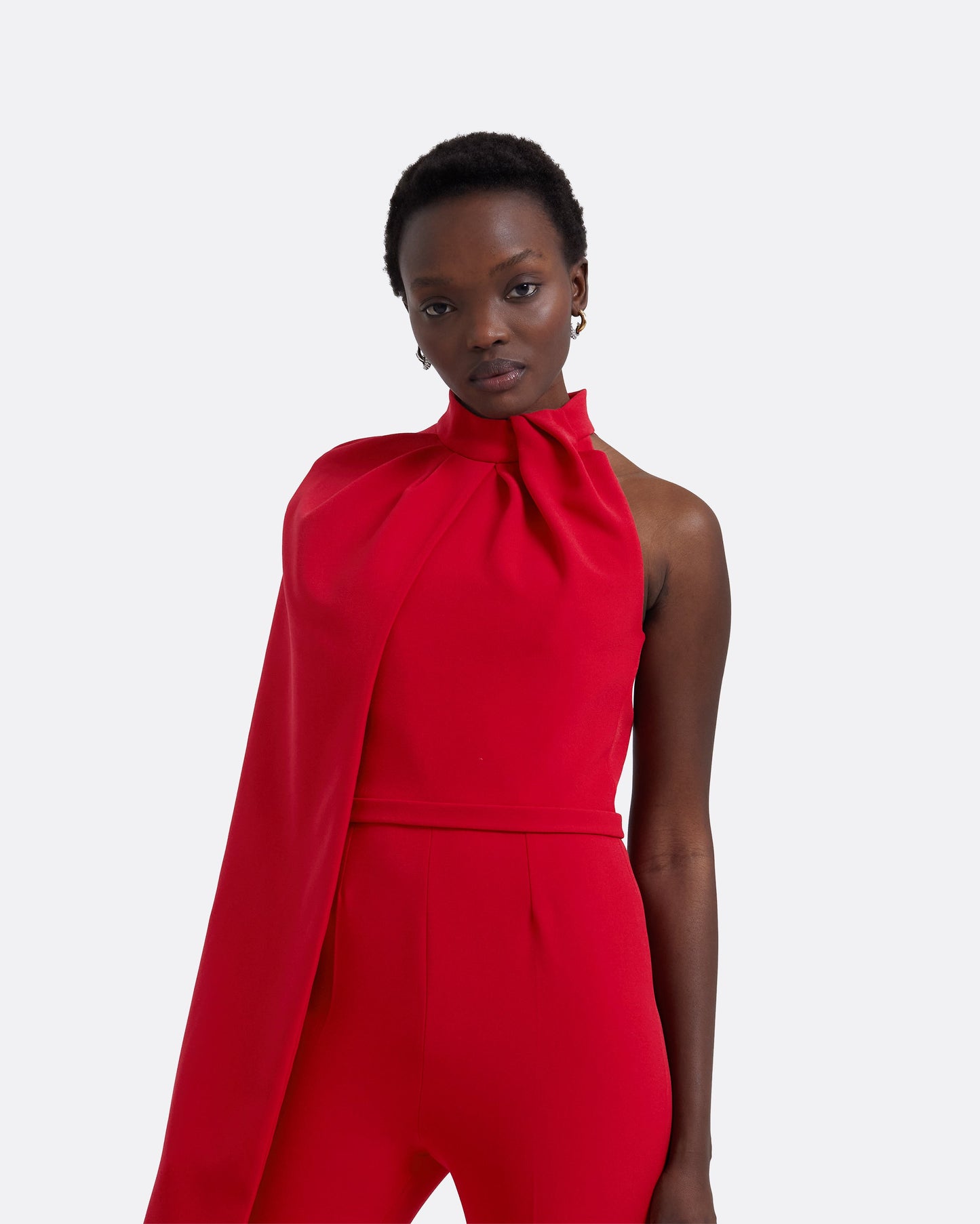 Jaime Crimson Red Jumpsuit