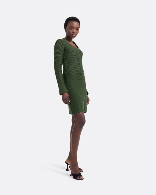 Kelly Olive Crochet Skirt