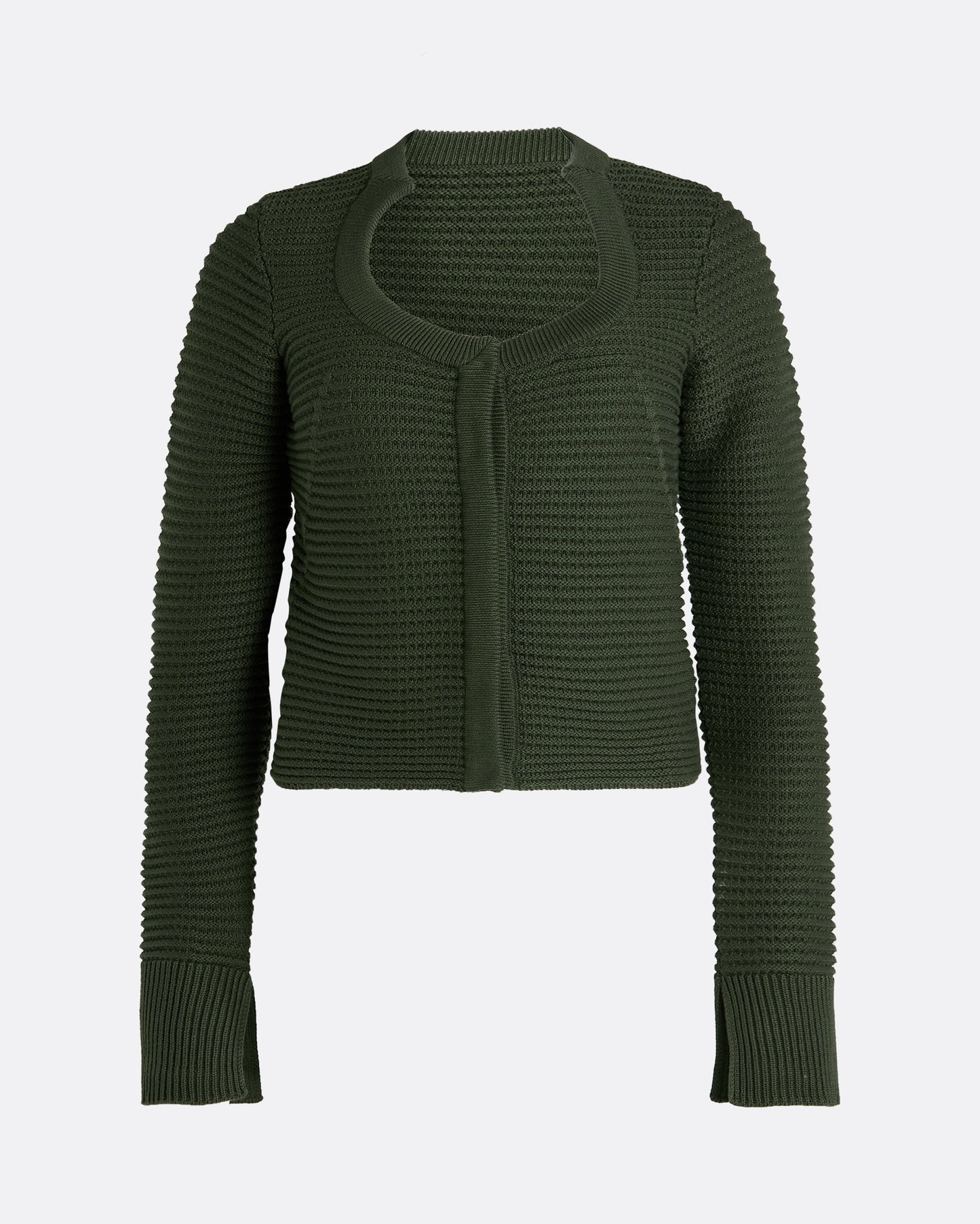 Karlotta Olive Crochet Jacket