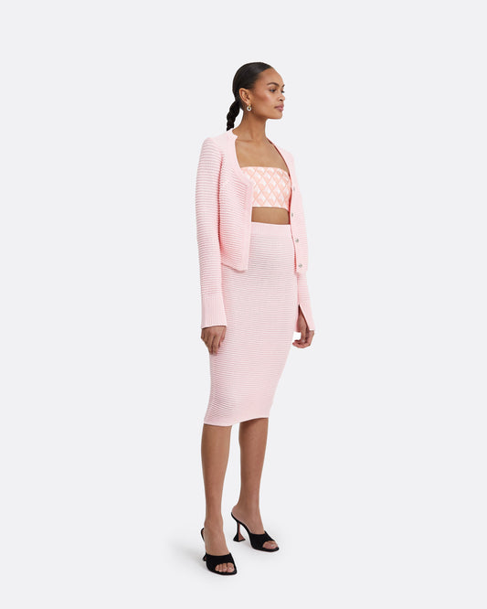 Sabah Rosa Crochet Skirt