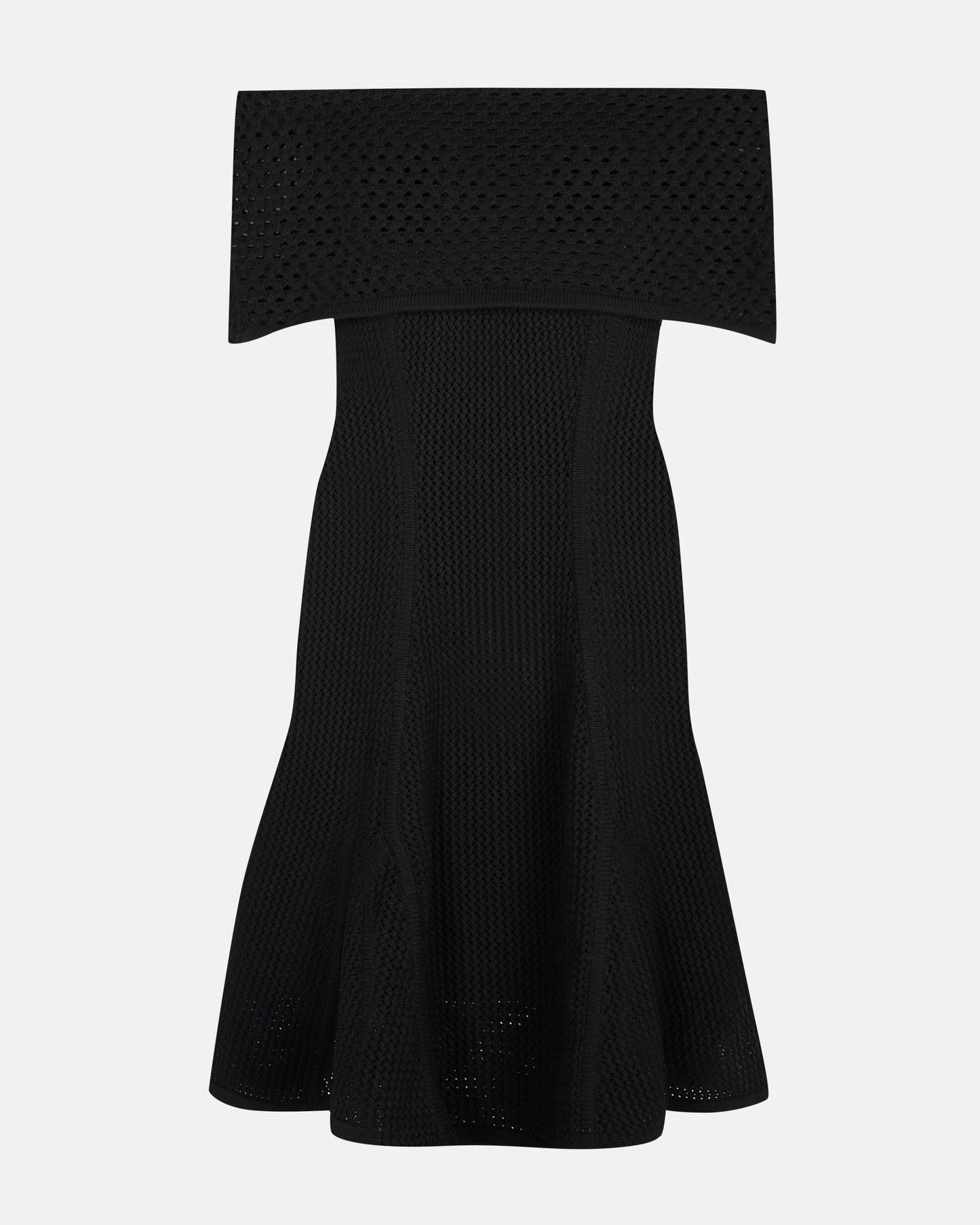 Kole Black Knit Short Dress