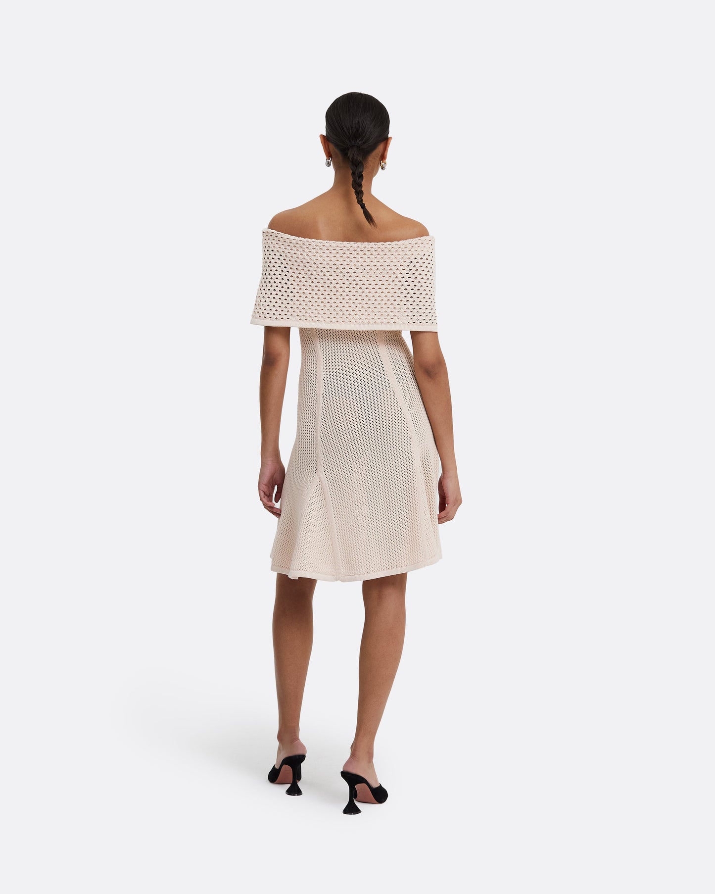 Kole Nouvelle Peach Knit Short Dress