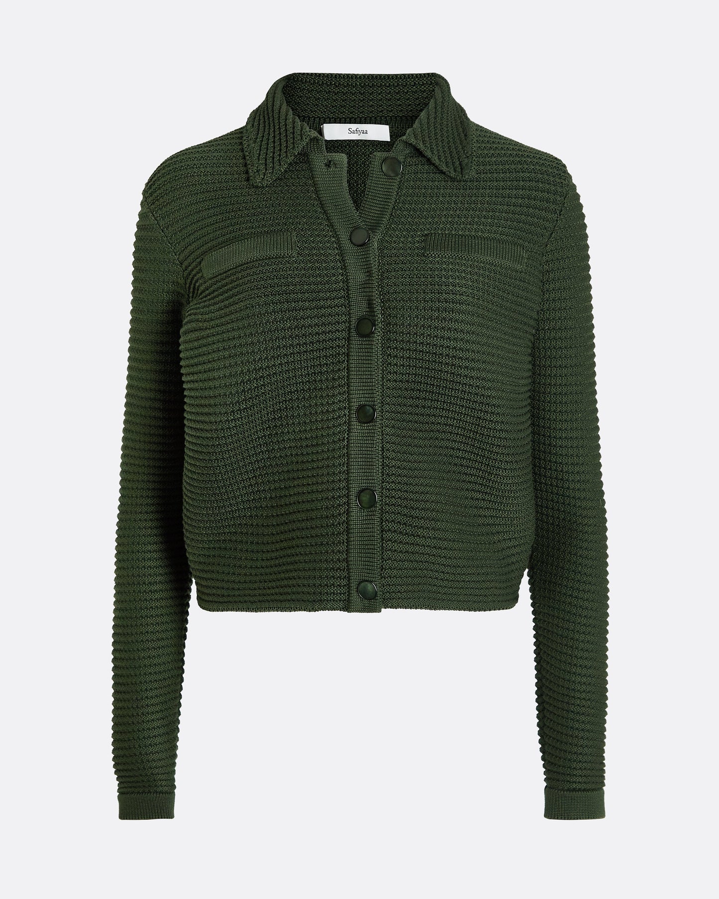 Artemis Olive Crochet Jacket