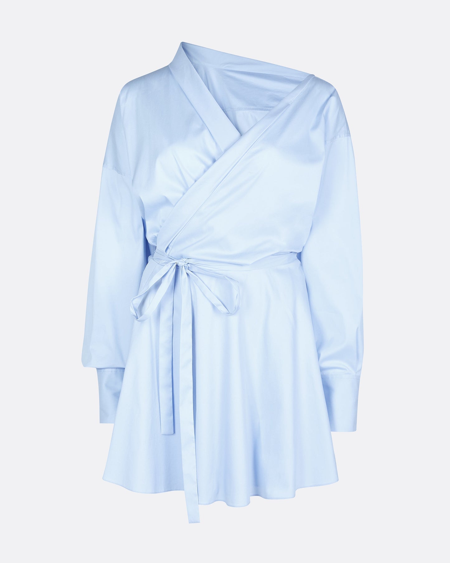 Dessie Blue Cotton Short Dress