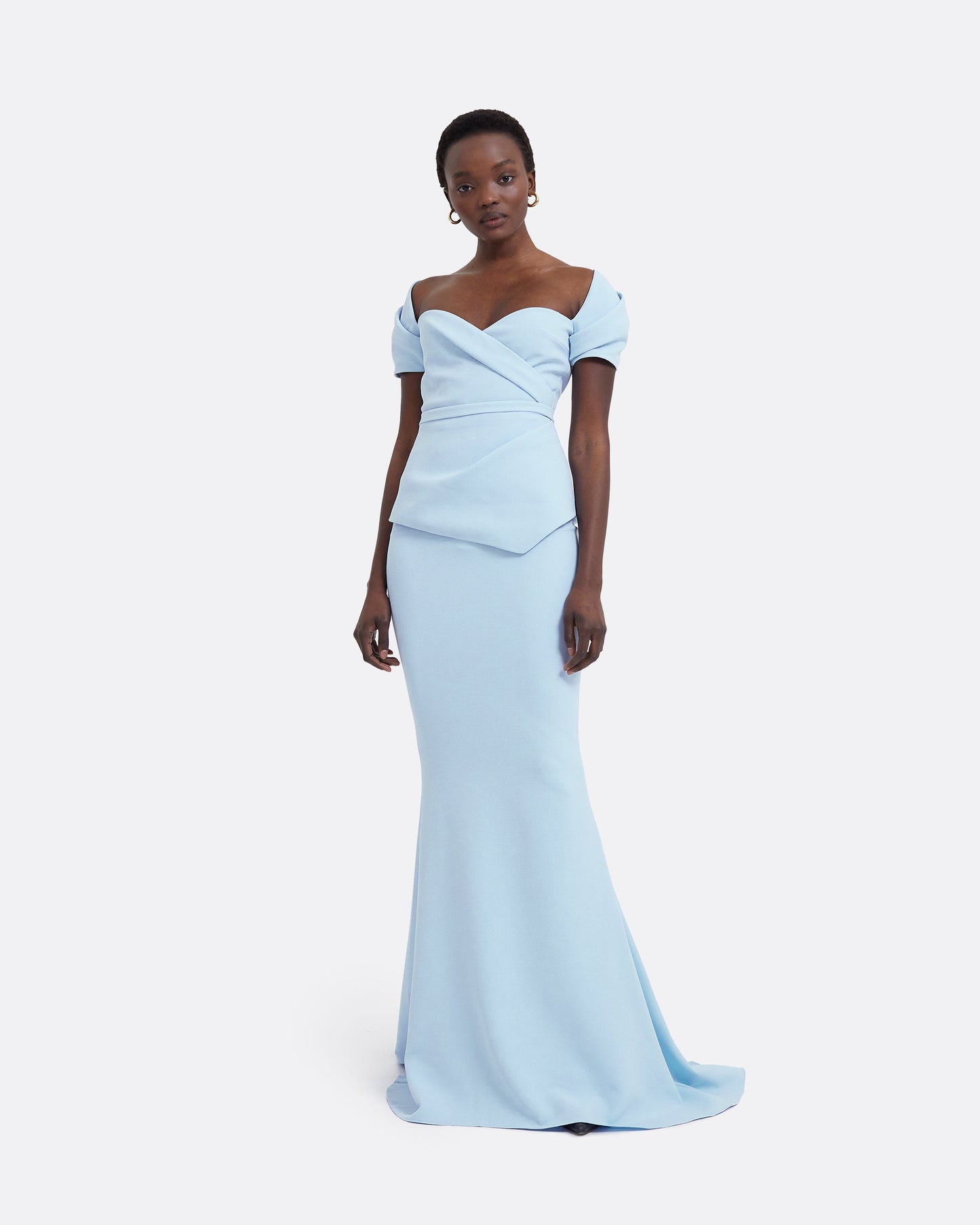 Gayeta Pale Blue Skirt