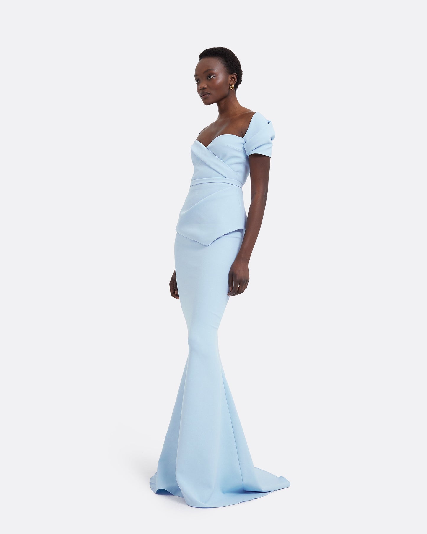 Gayeta Pale Blue Skirt