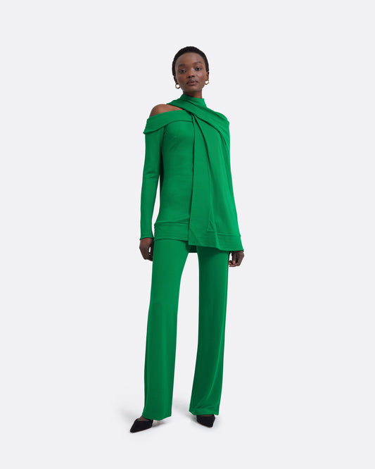 Lea Jewel Green Trousers