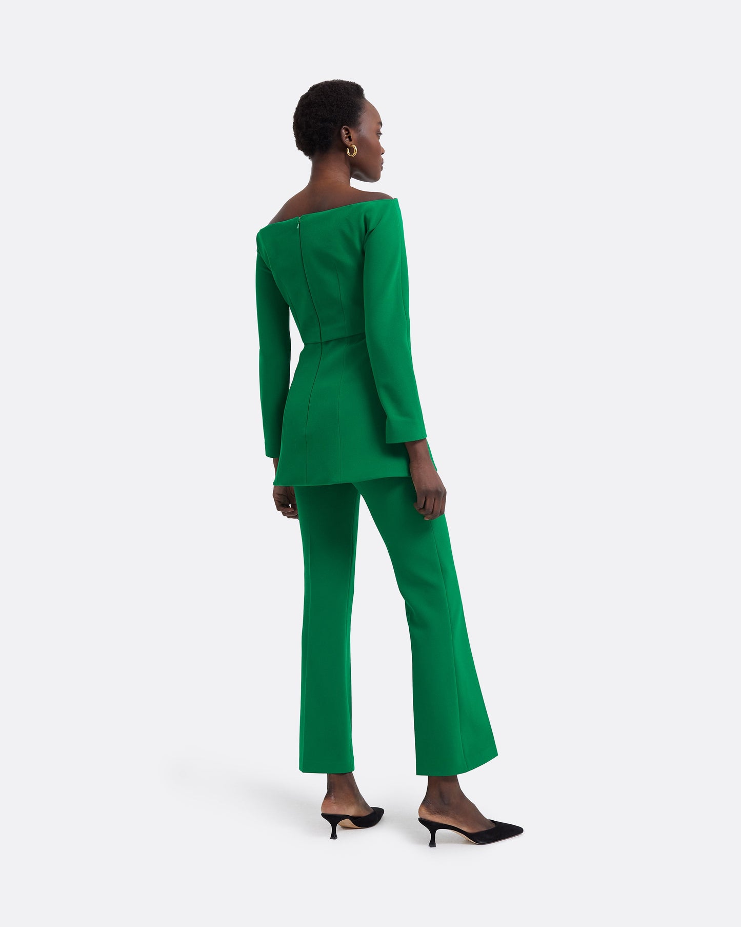 Mari Jewel Green Trousers