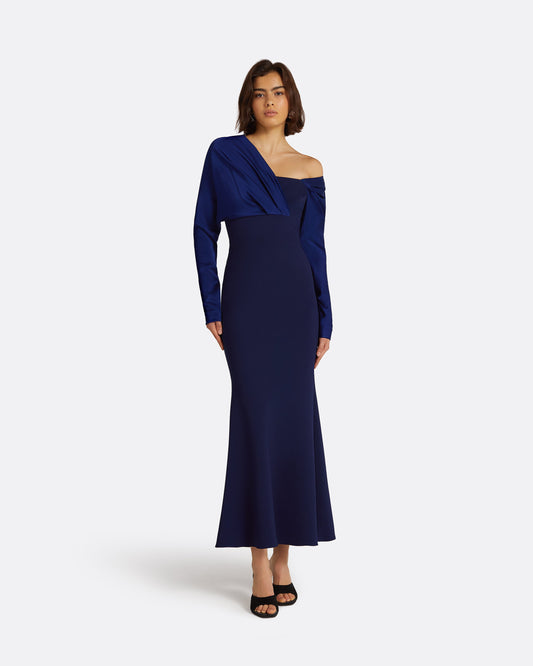 Alix Azurite Blue Midi Dress