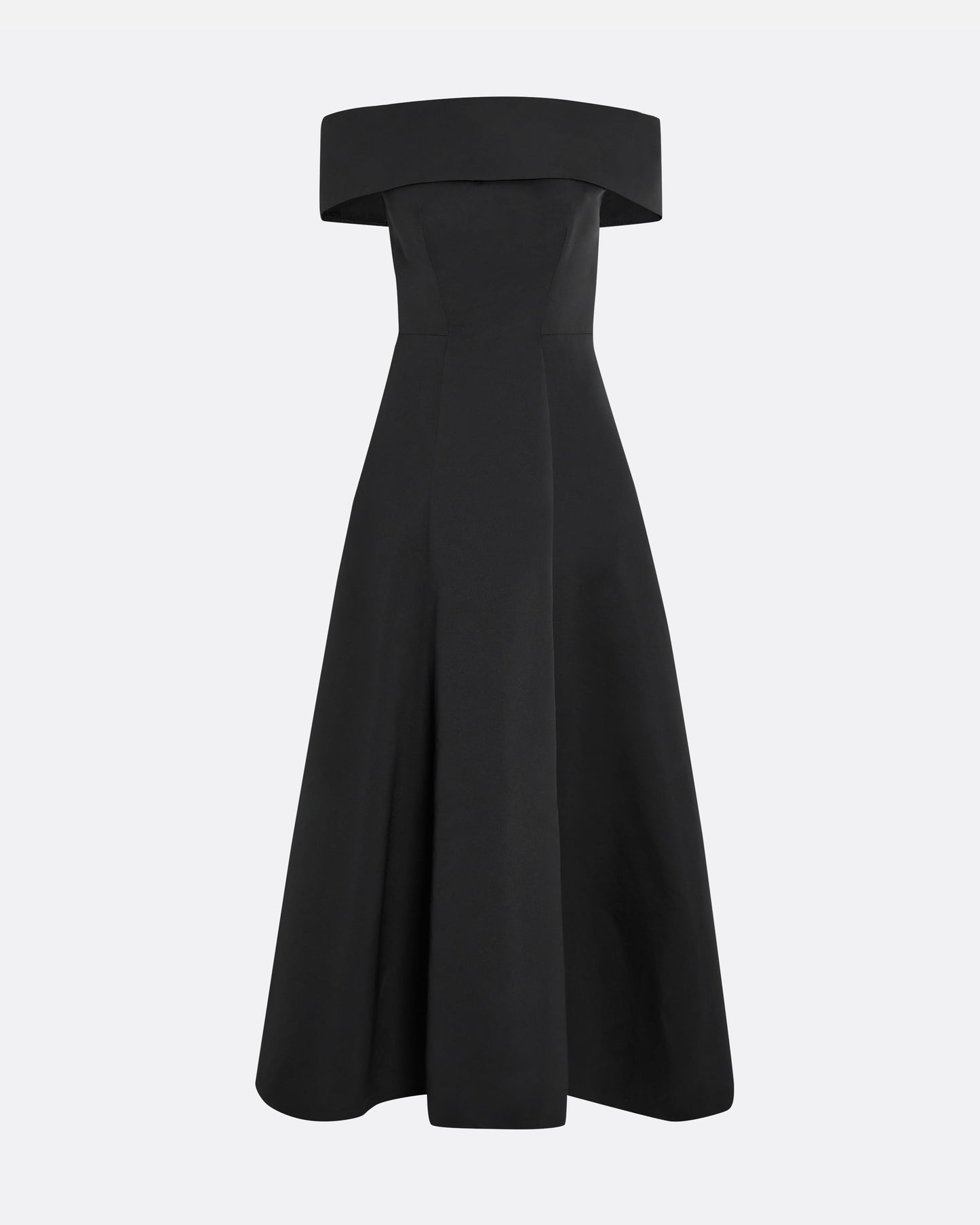 Kristiana Black Midi Dress