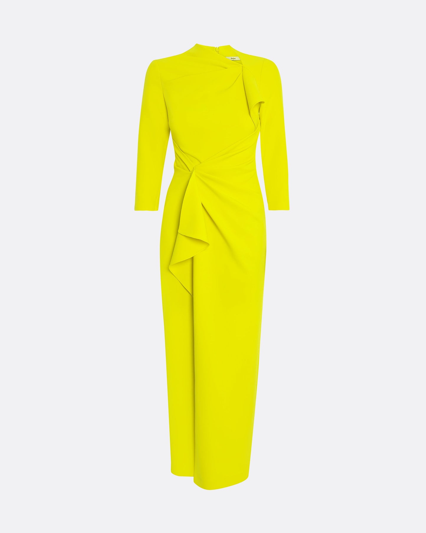 Avery Chartreuse Midi Dress
