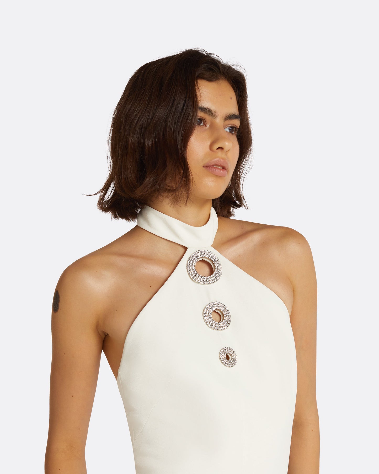 Zeanep Ivory Midi Dress