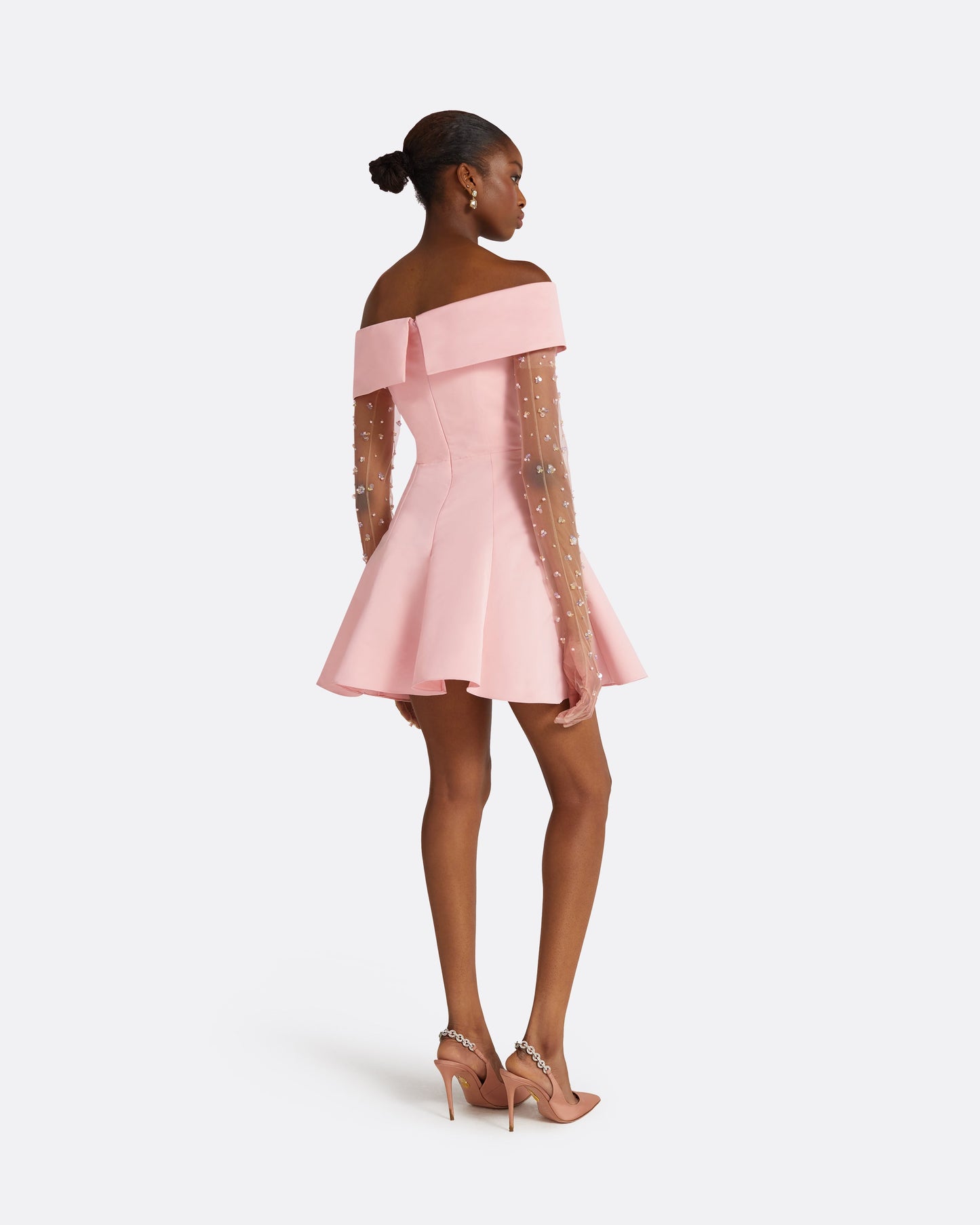 Krissty Peony Blush Mini Dress