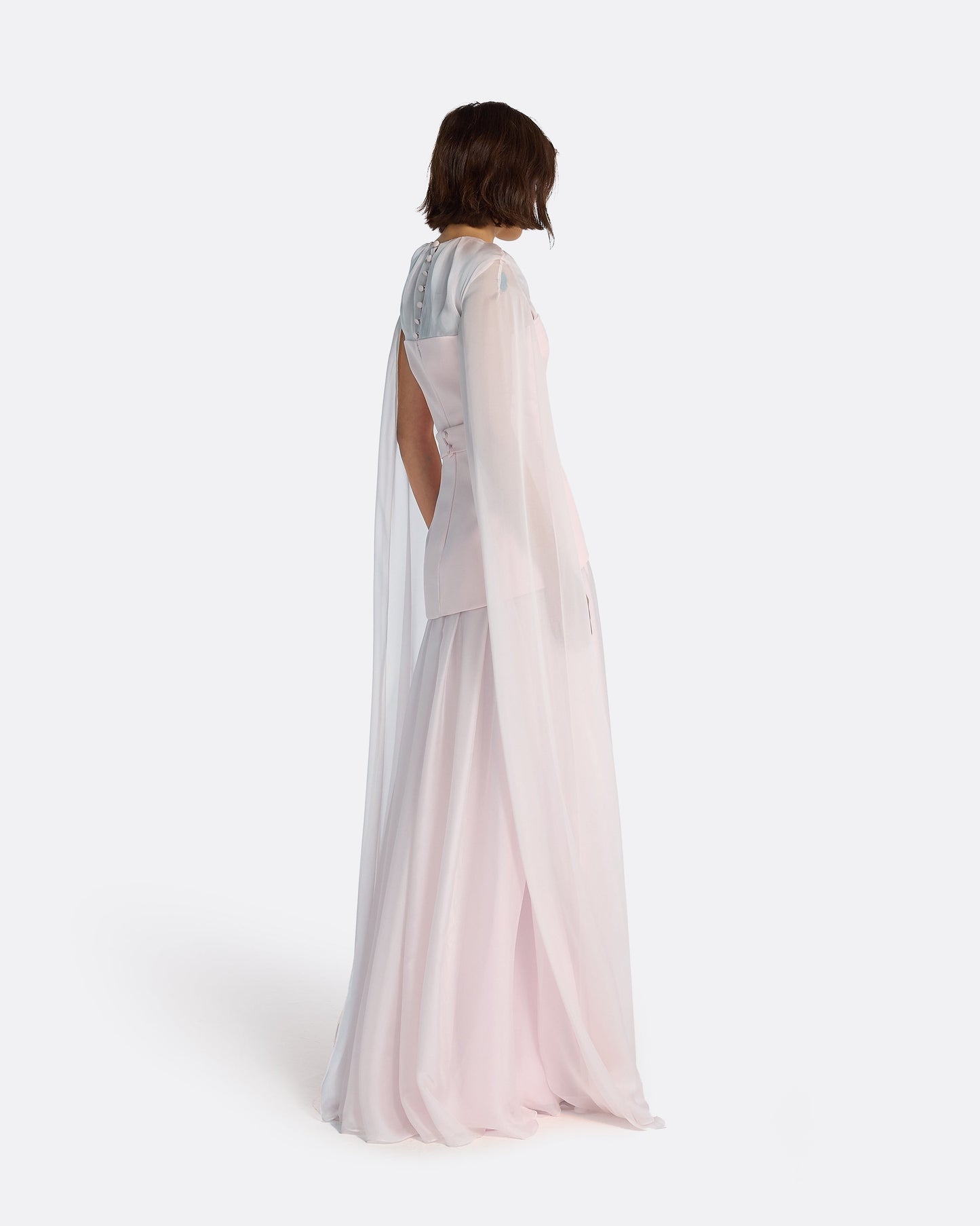 Gloria Pale Pink Long Dress