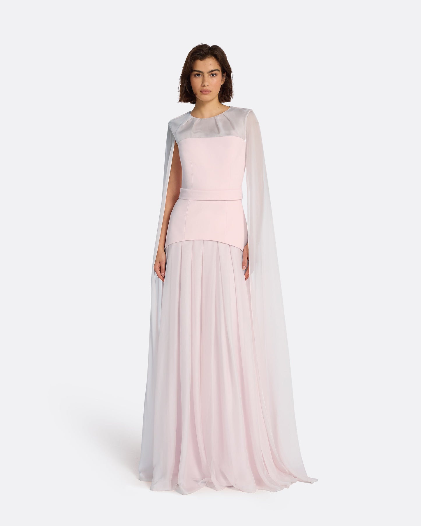 Gloria Pale Pink Long Dress