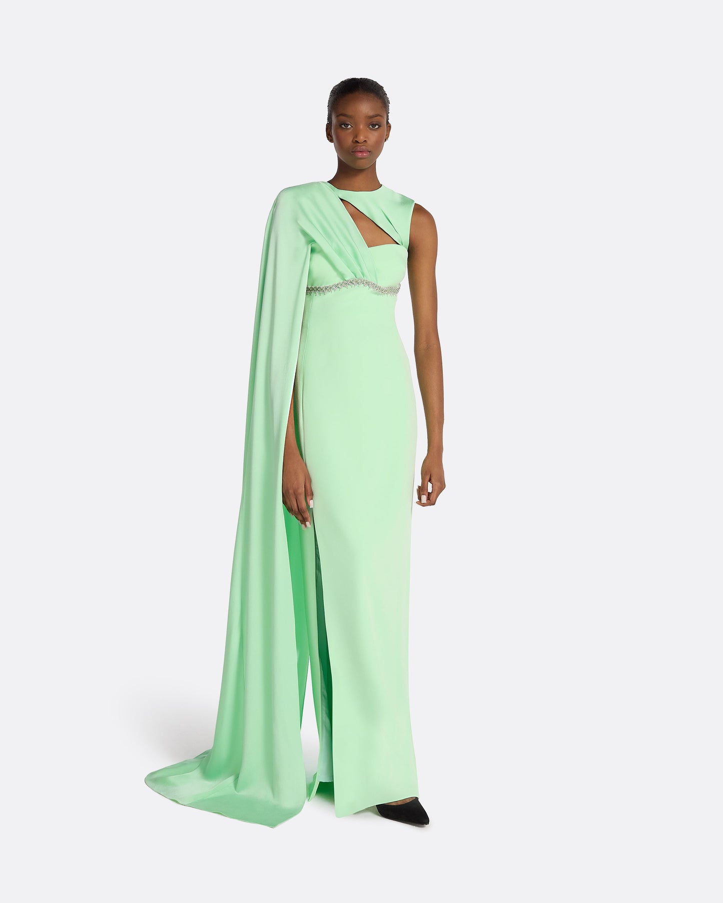 Rotha Brook Green Long Dress