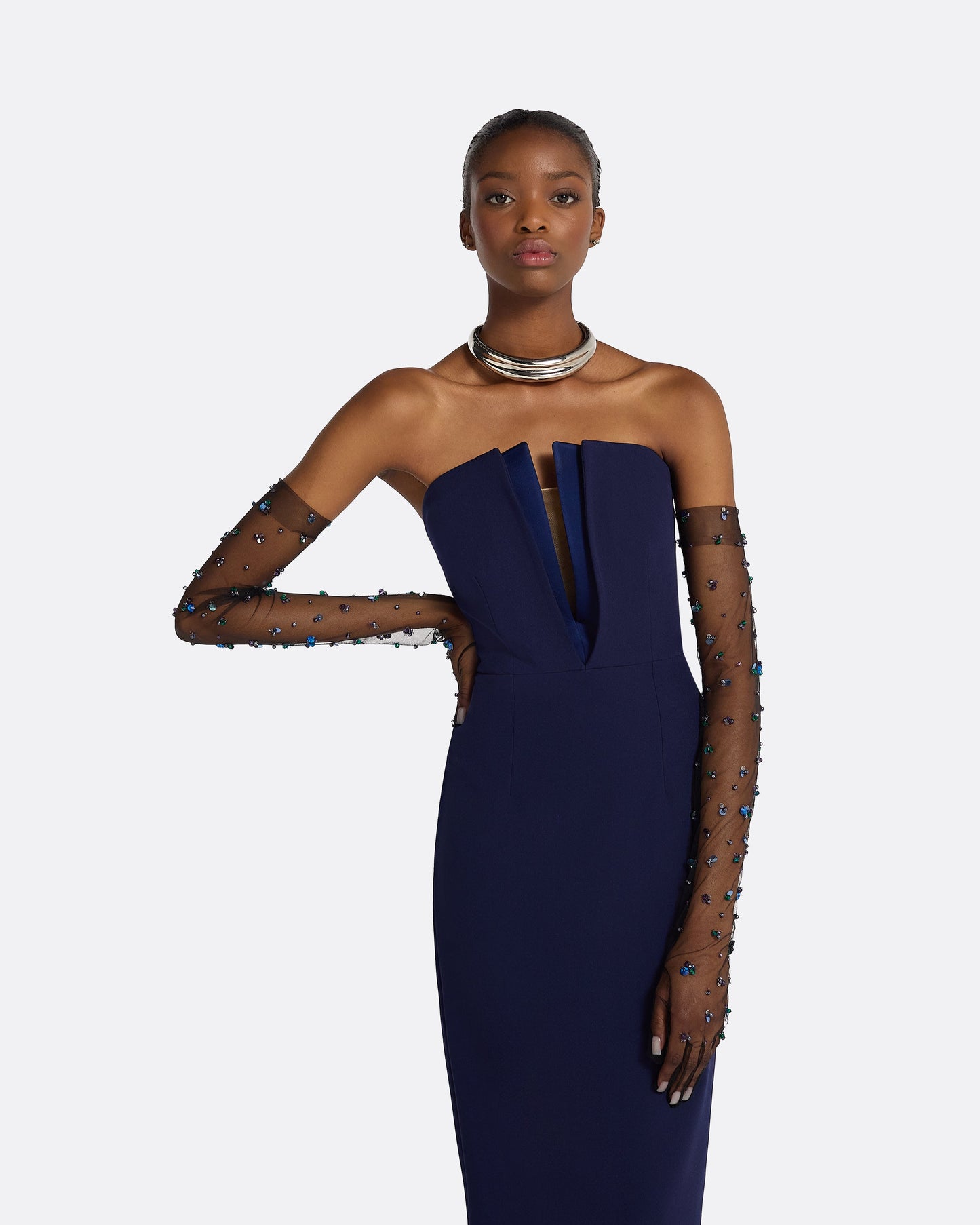 Lua Azurite Blue Long Dress