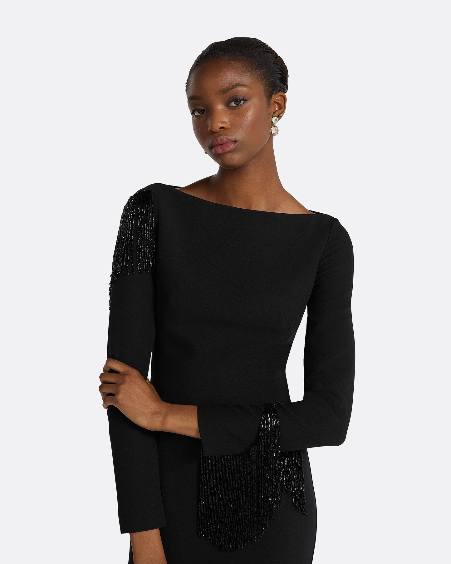 Costella Black Long Dress