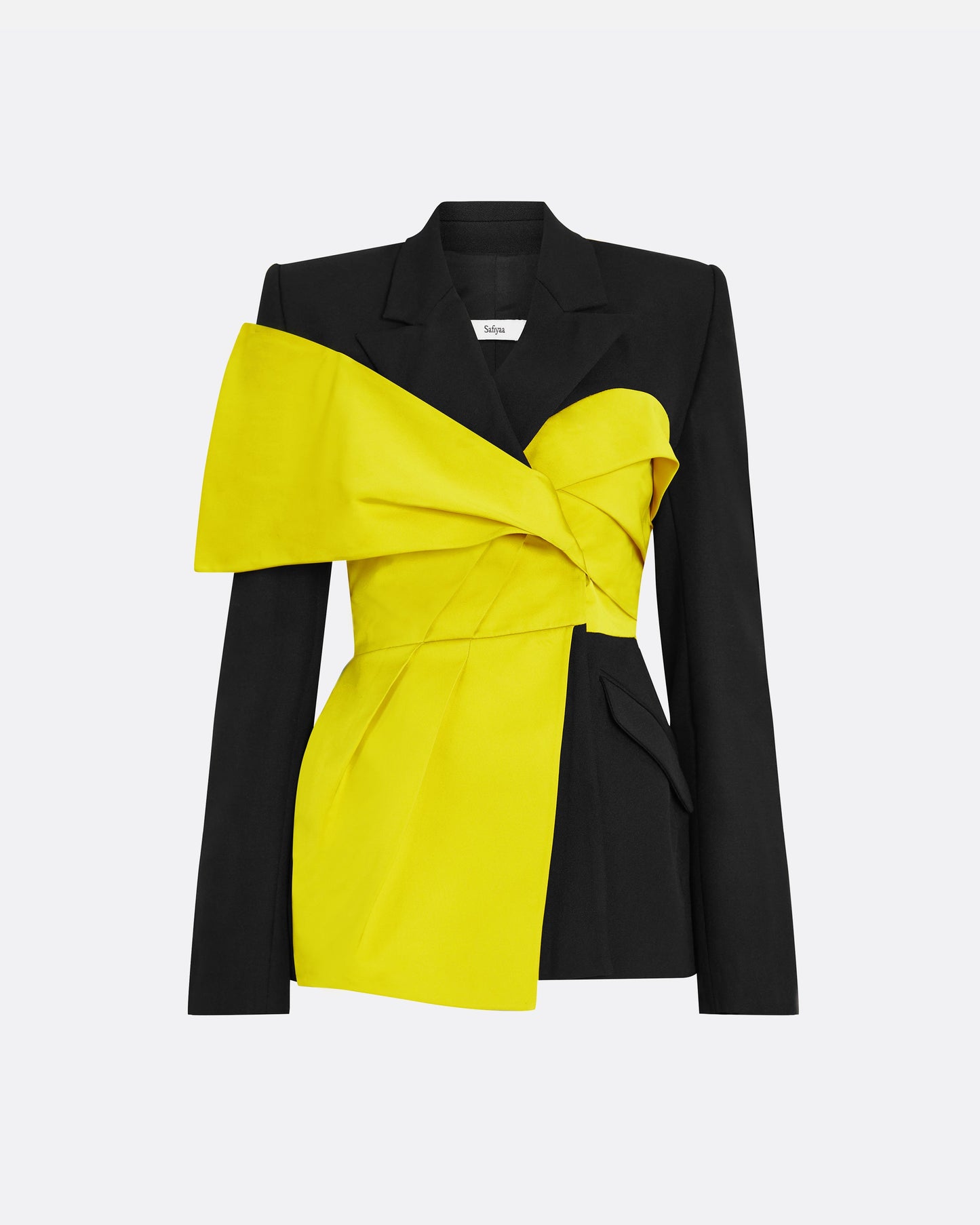 Lenalle Black & Chartreuse Jacket