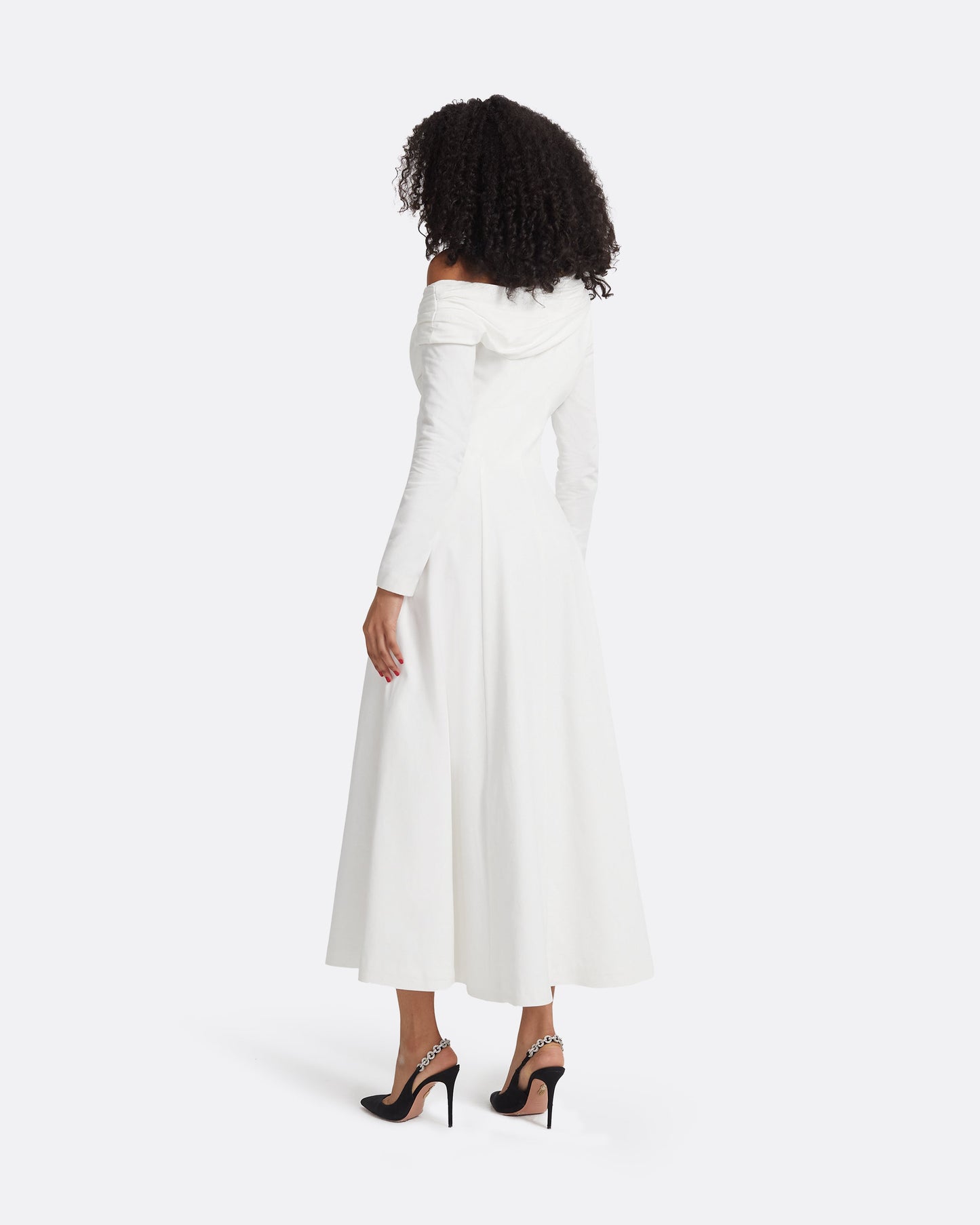 Blaike Ivory Midi Dress