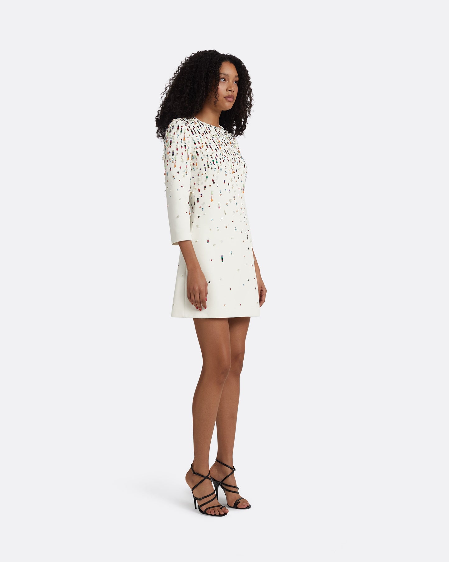 Renalle Ivory Short Dress