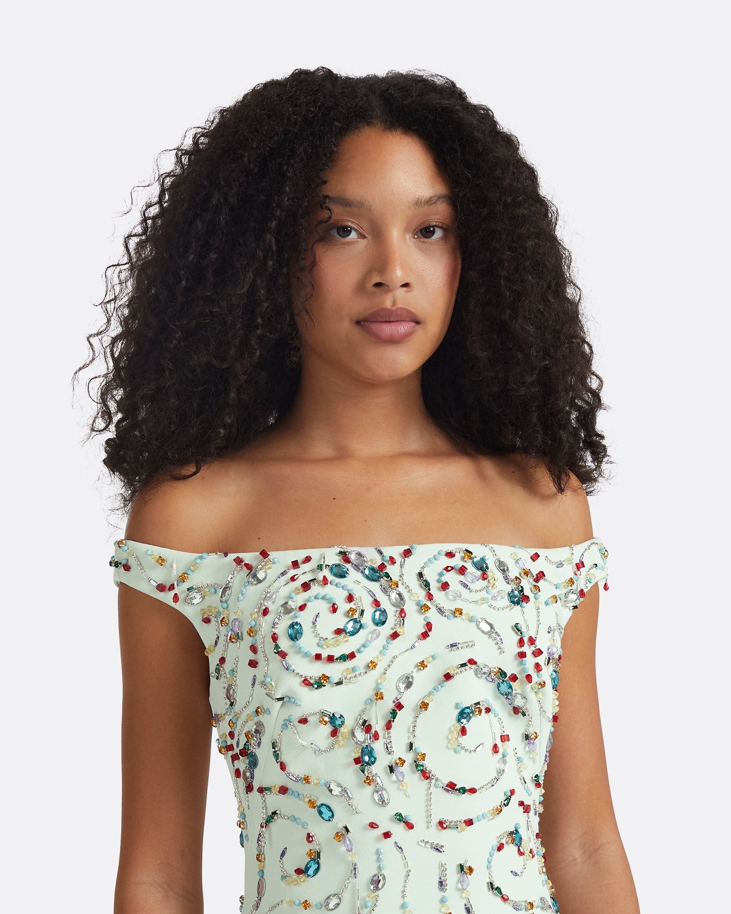 Josefine Spearmint Short Dress