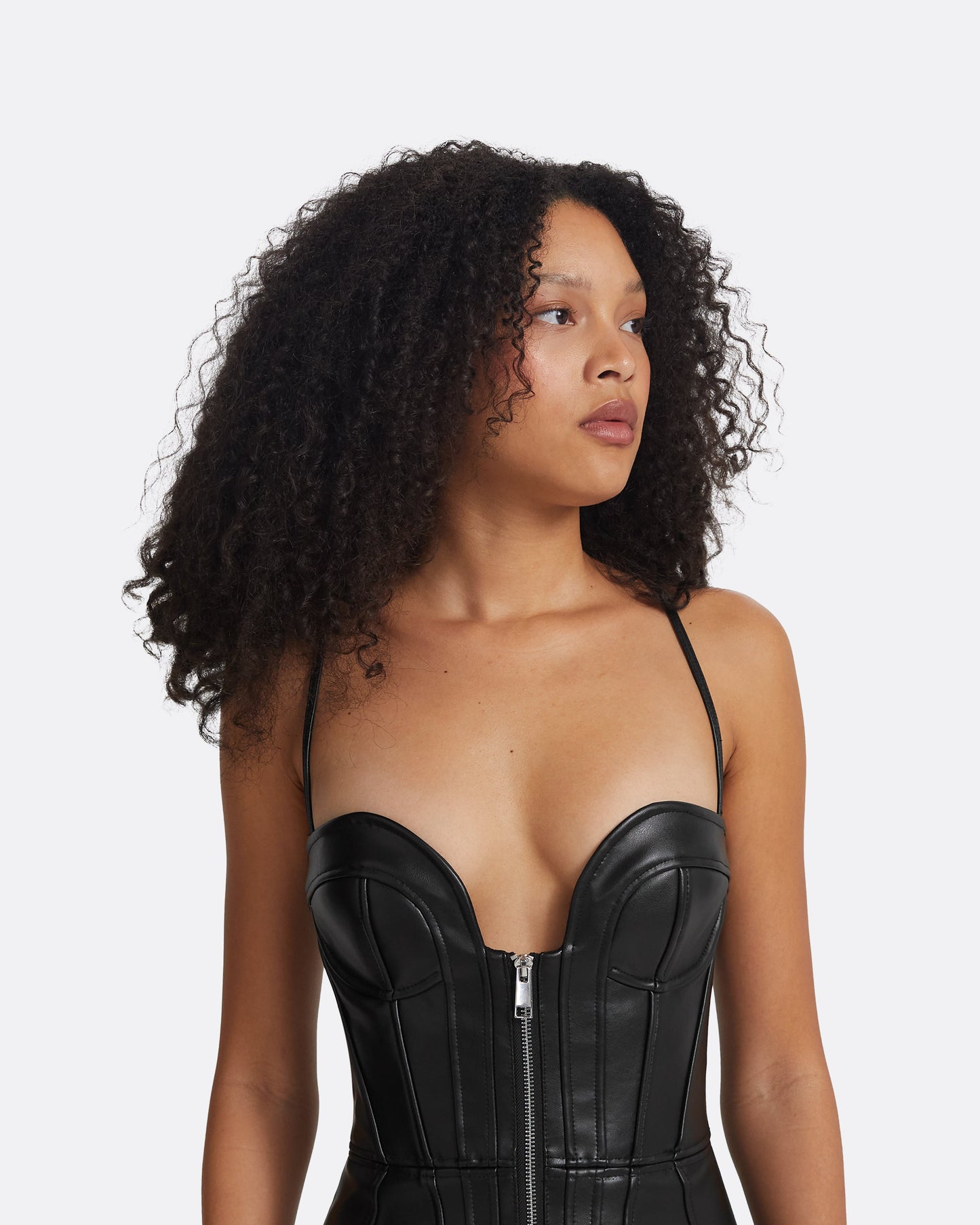 Chelle Black Midi Dress