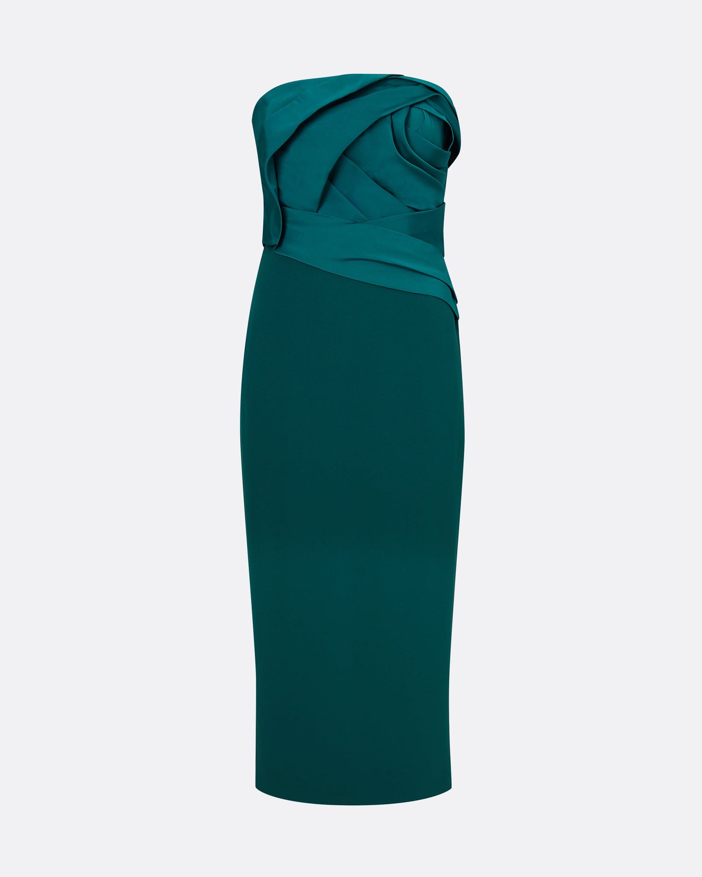 Arla Alpine Green Midi Dress