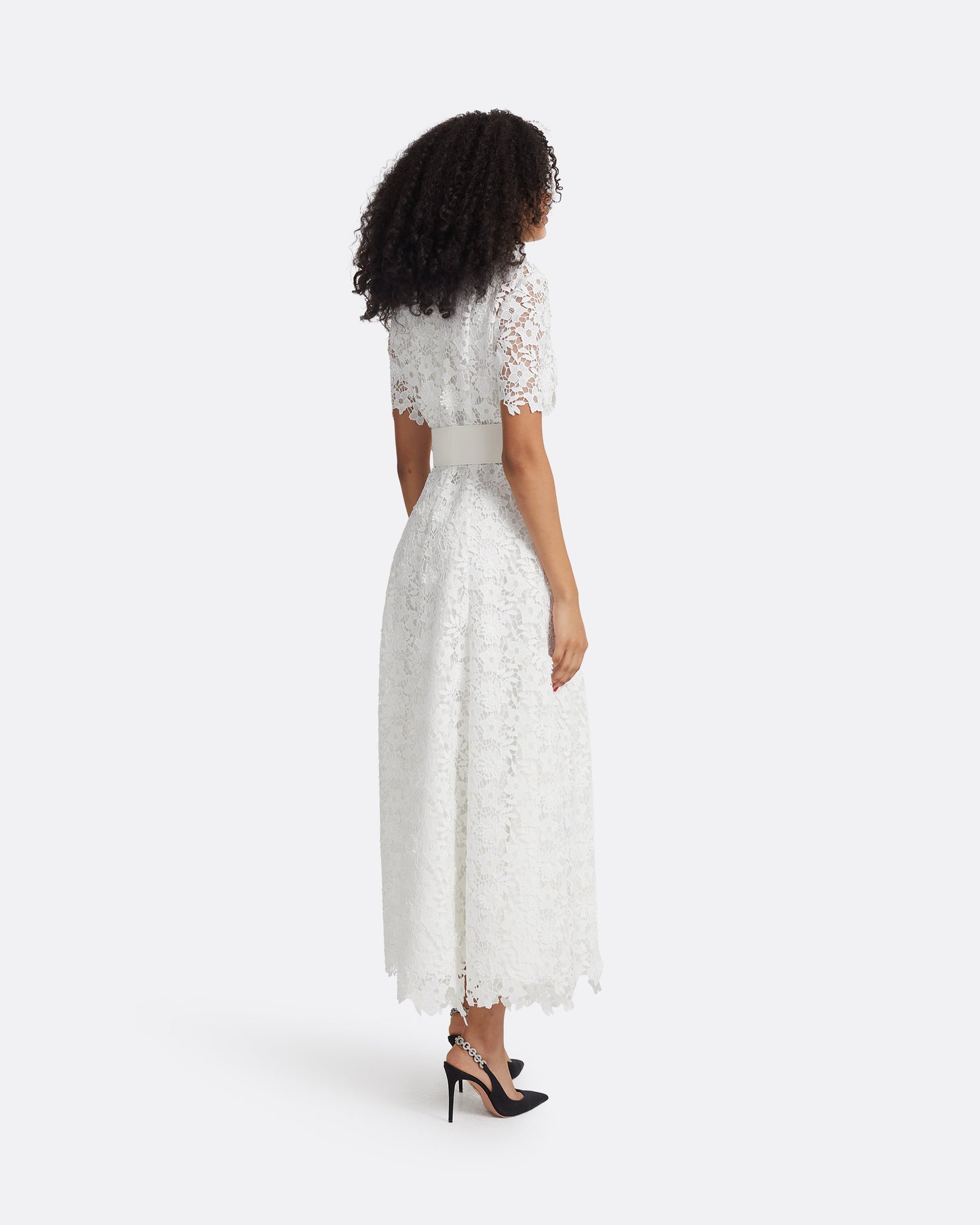 Rolie Ivory Midi Dress