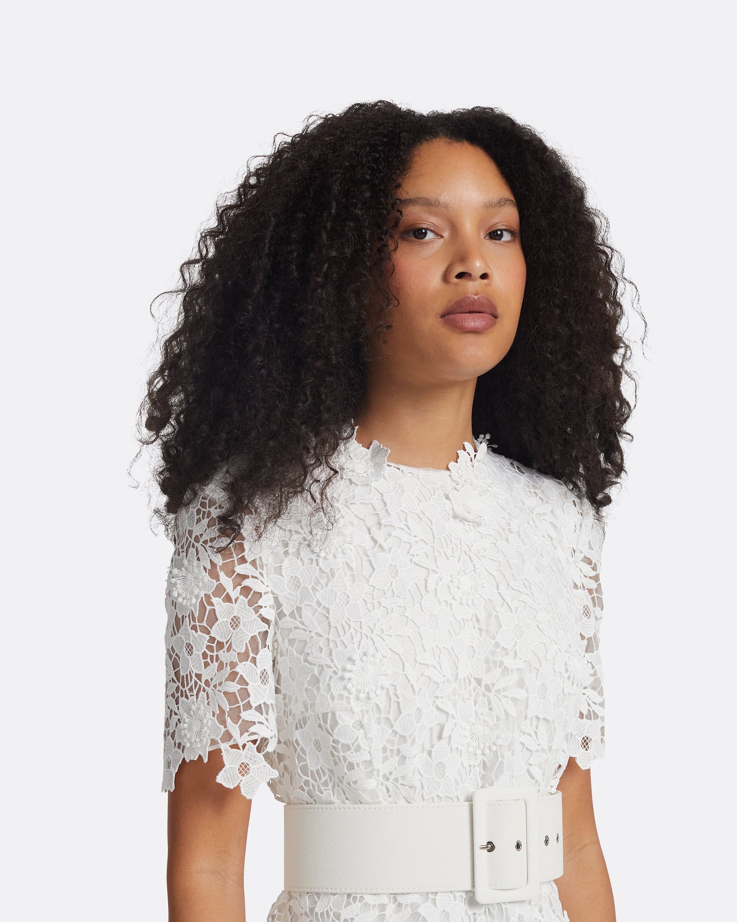 Rolie Ivory Midi Dress