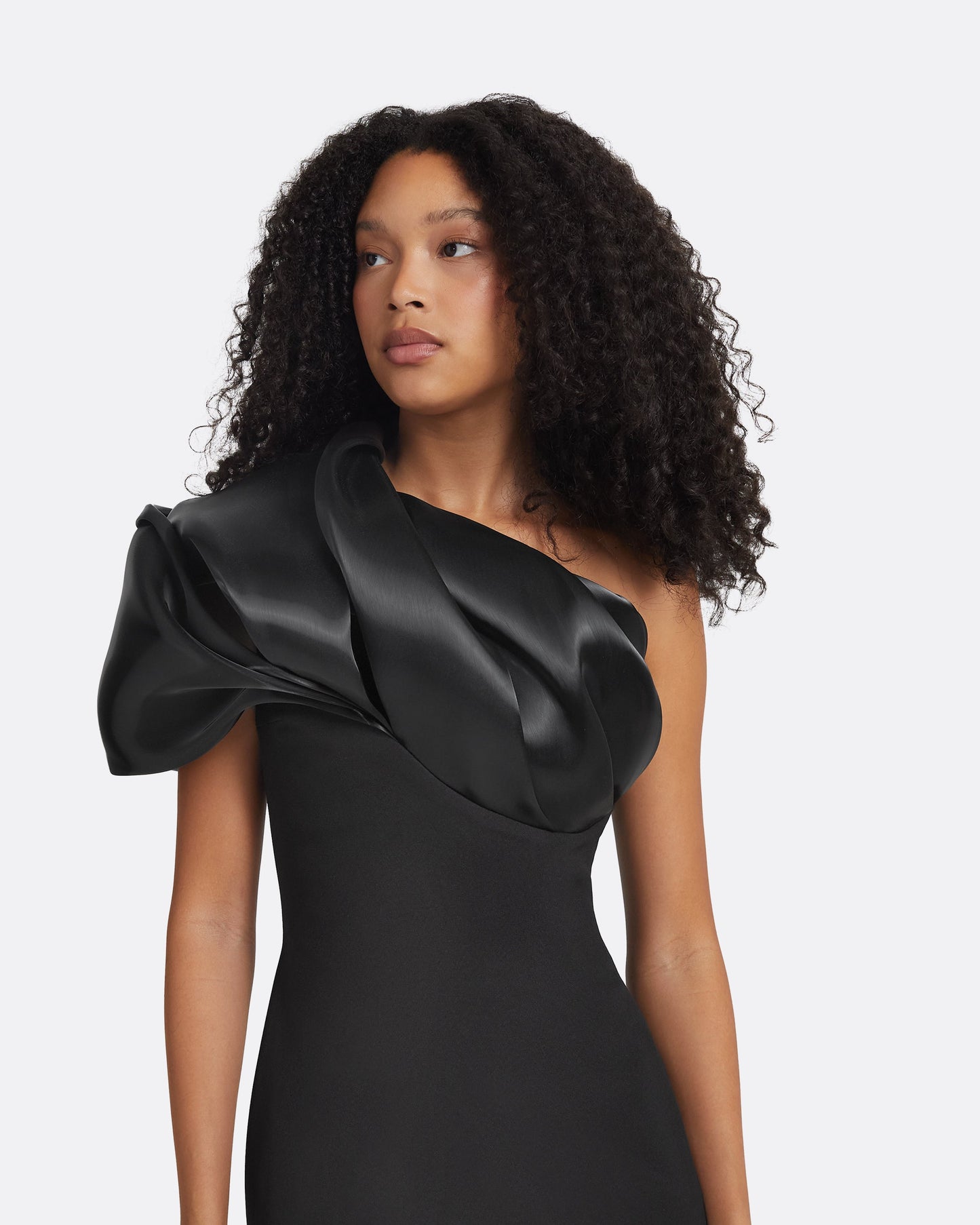 Porto Black Long Dress