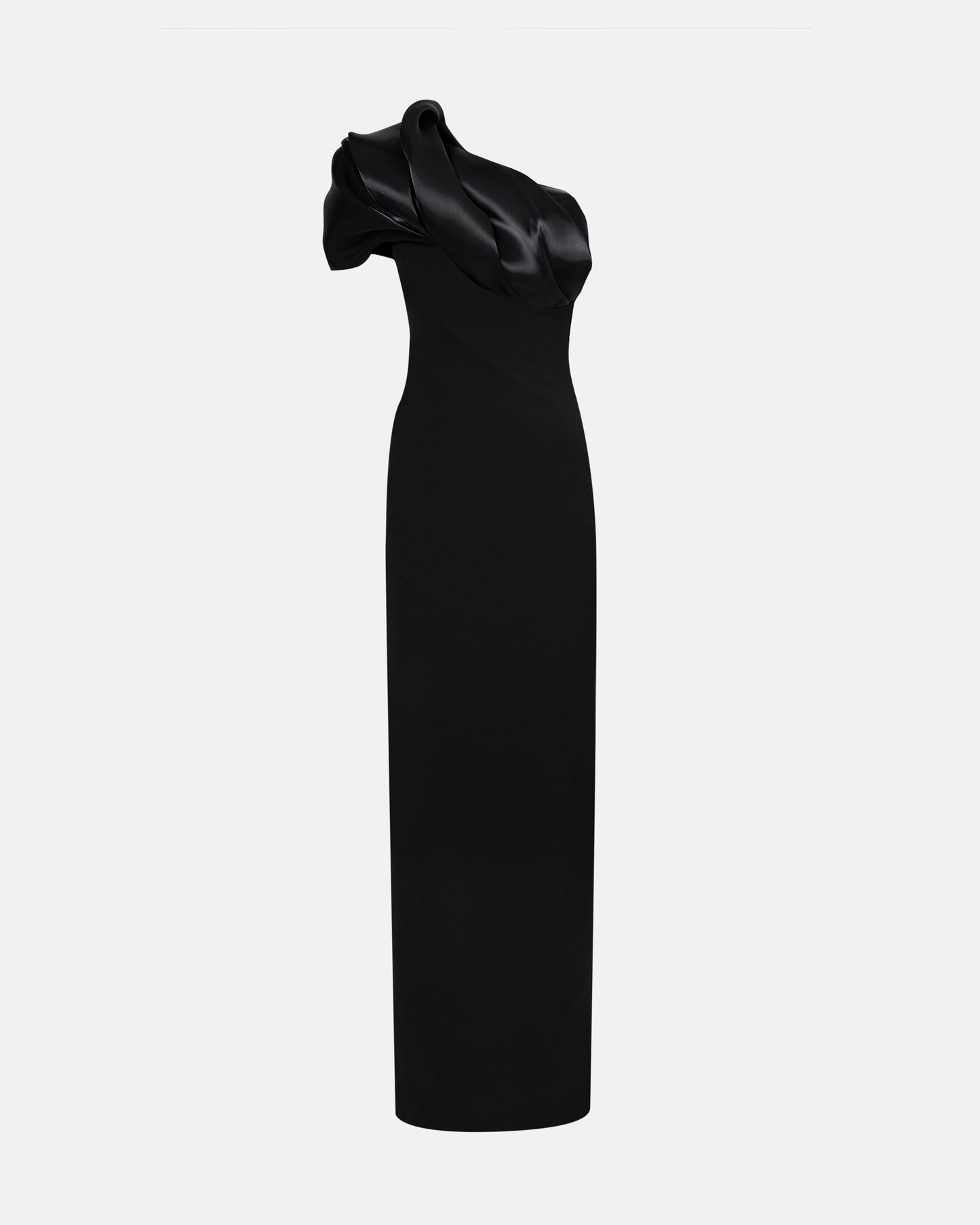 Porto Black Long Dress