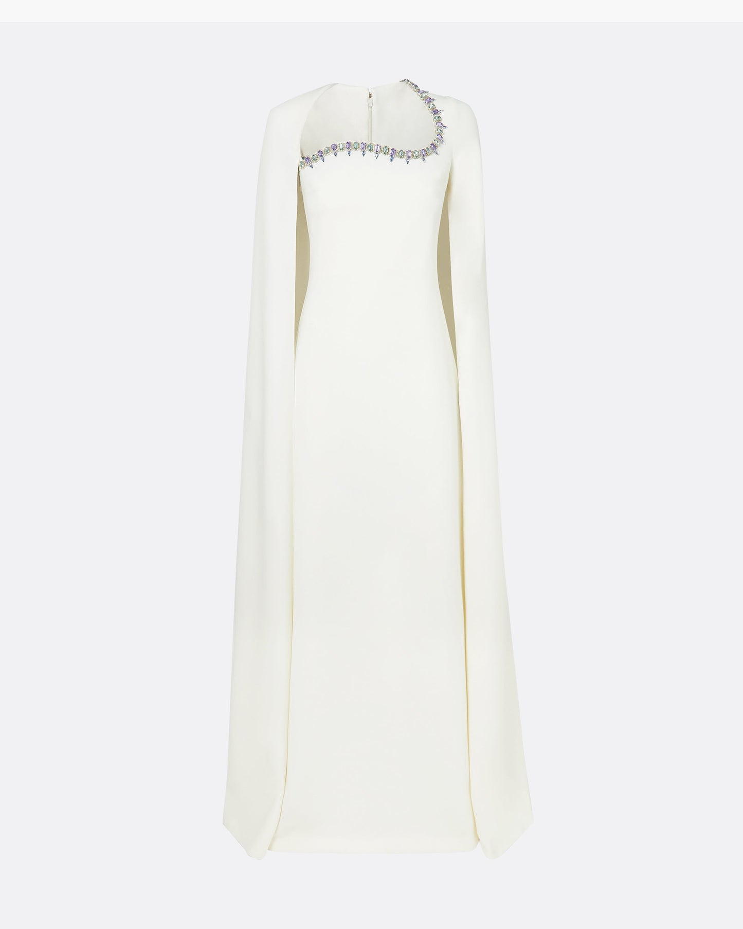 Mattia Ivory Long Dress