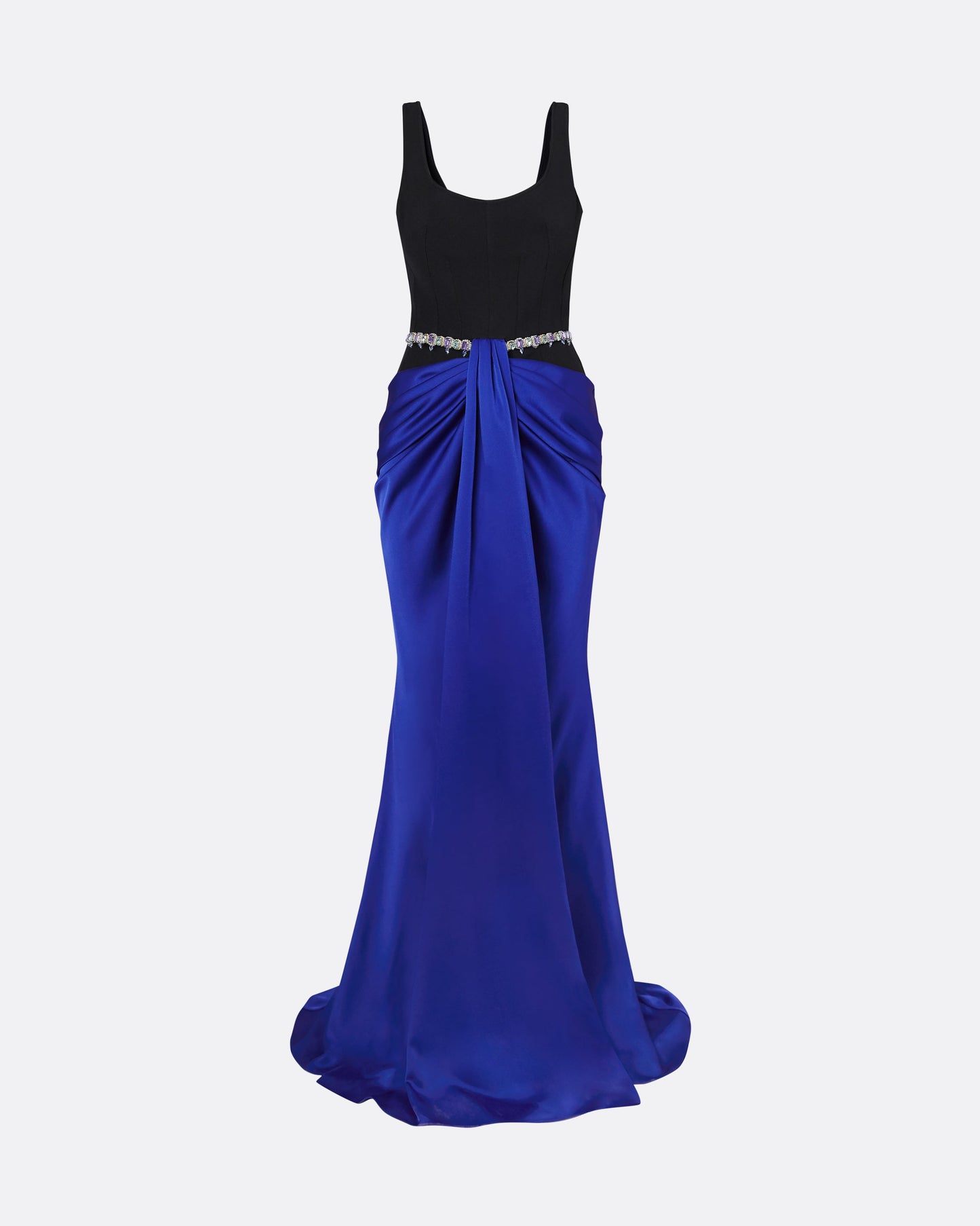 Marlena Embroidered Marrakech & Black Long Dress