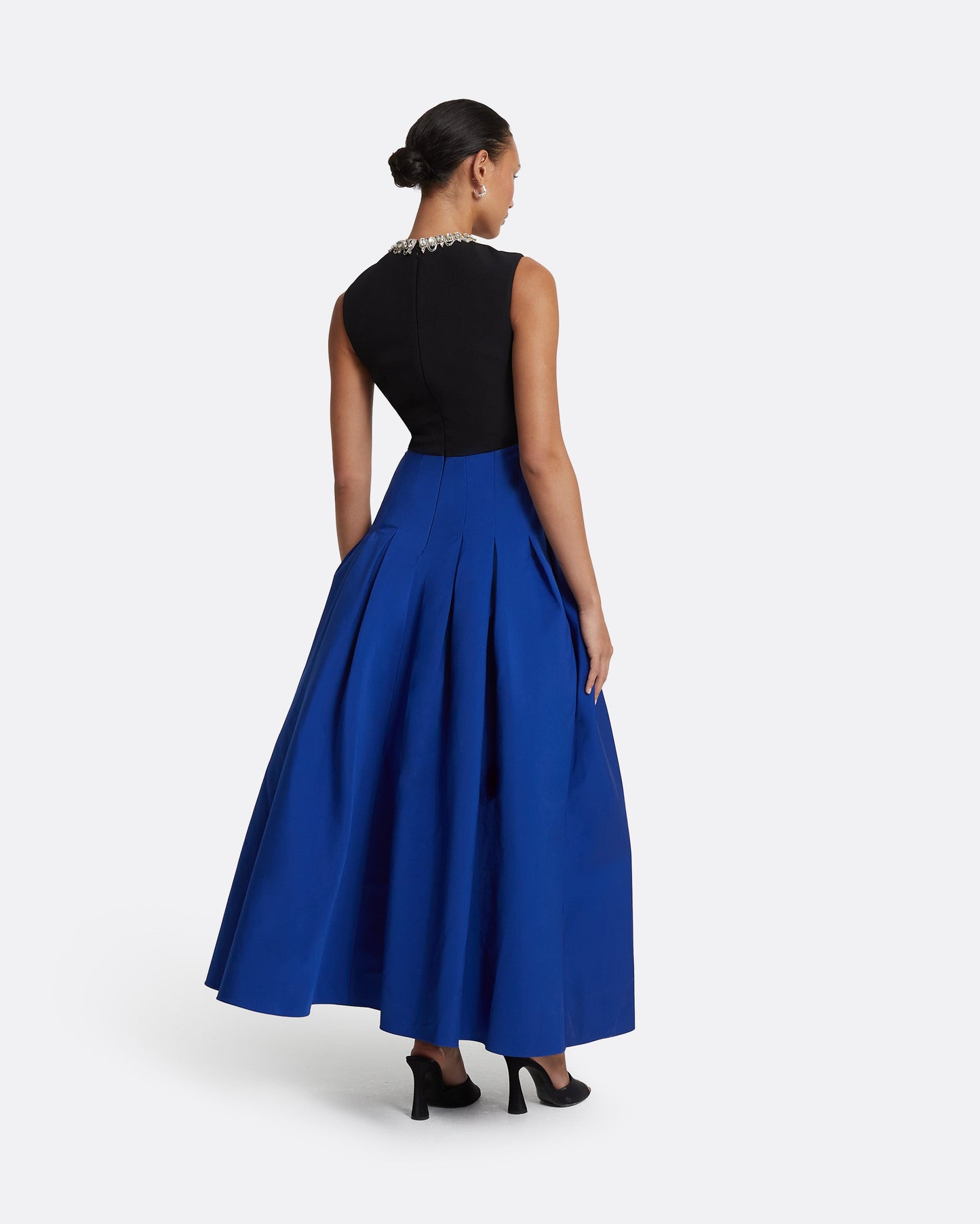 Raffie Embroidered Marrakech & Black Long Dress