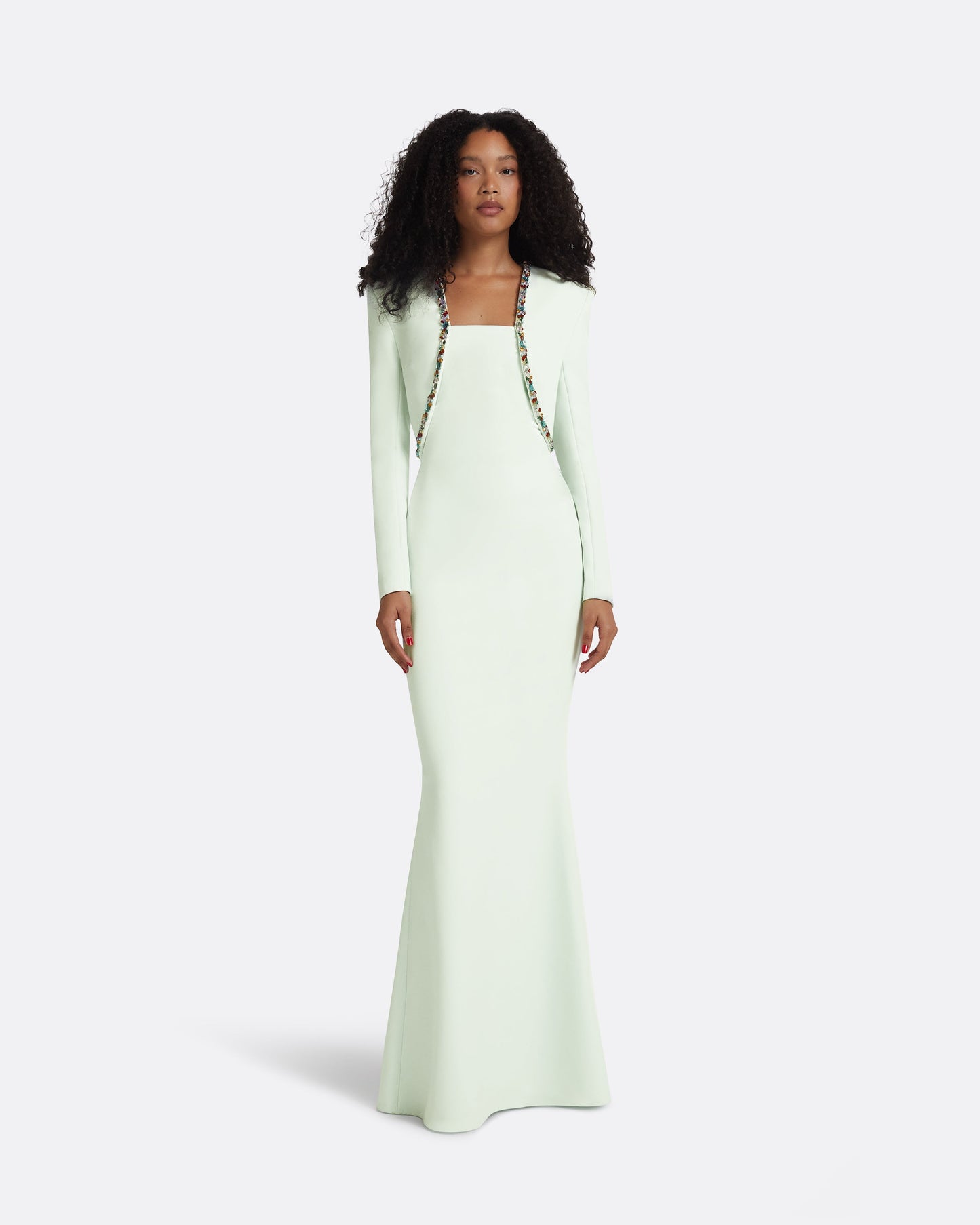 Jana Spearmint Long Dress