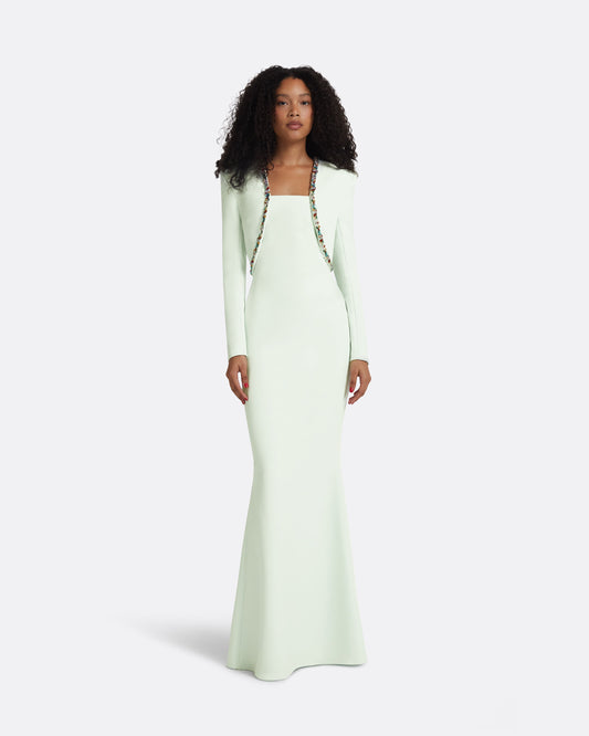 Jana Spearmint Long Dress