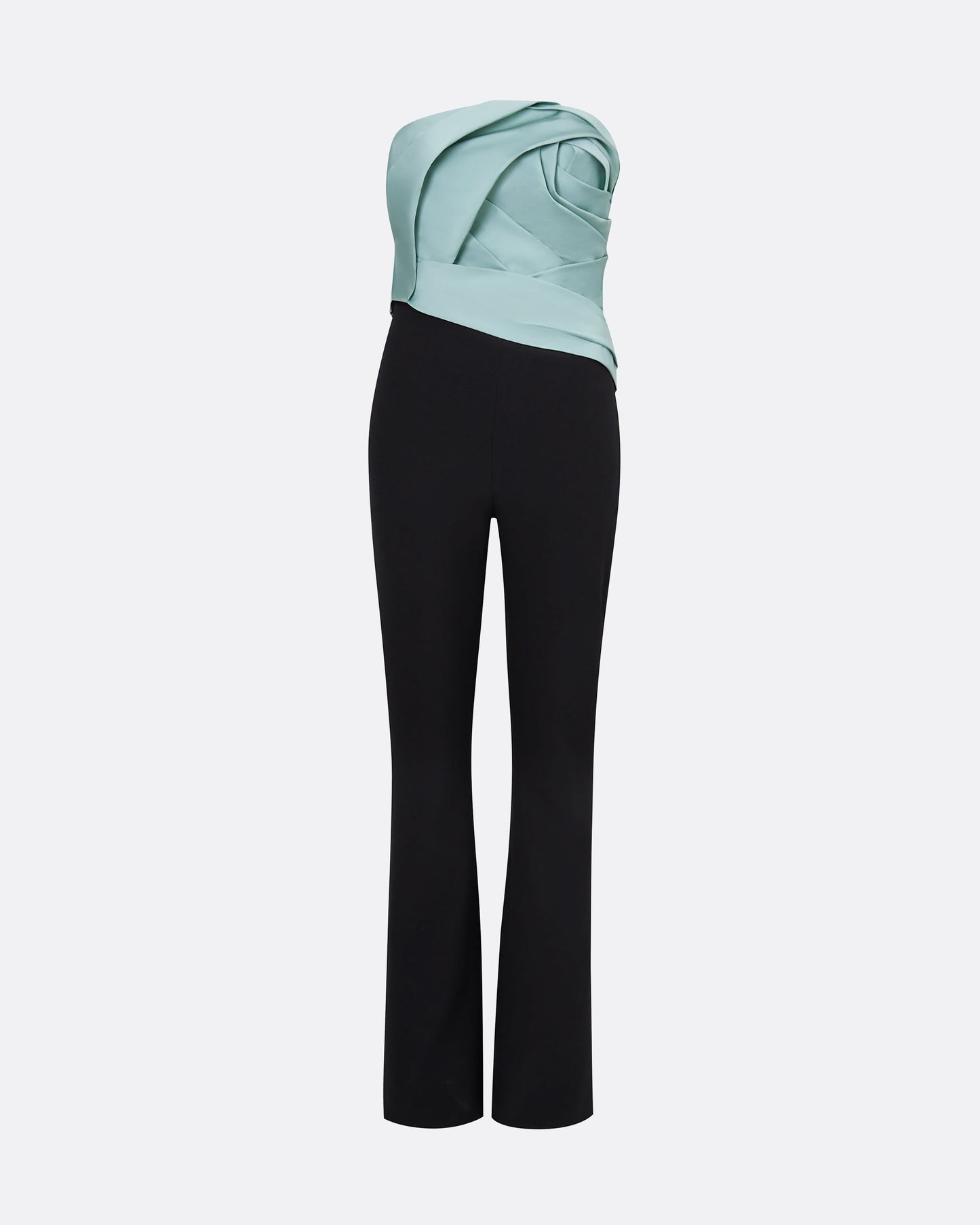 Olivina Black & Spearmint Jumpsuit