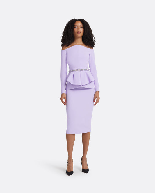 Brien Verbena Embroidered Top