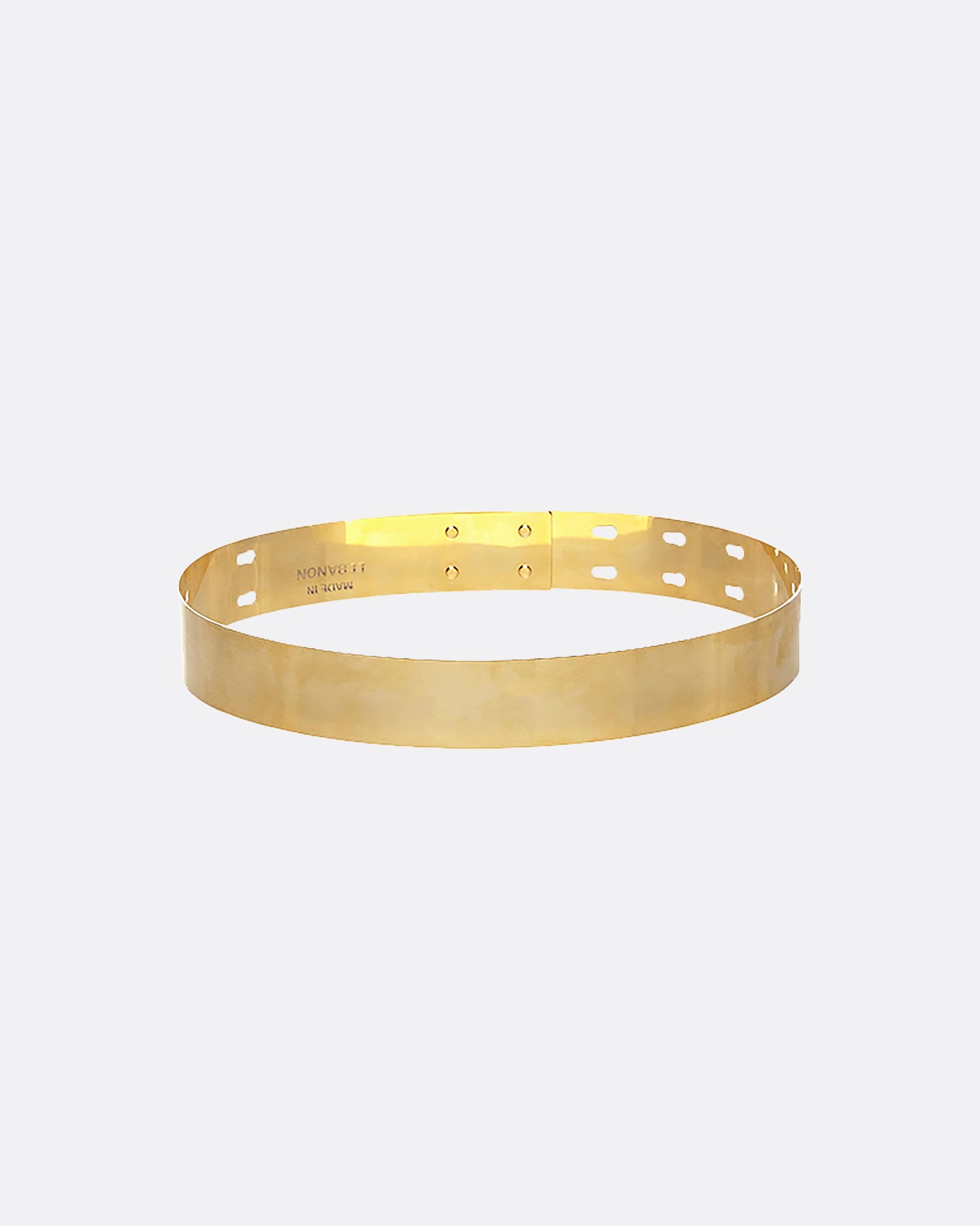 Ilaria Metal Waist Belt in Gold