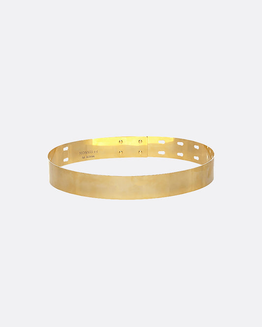 Ilaria Metal Waist Belt in Gold