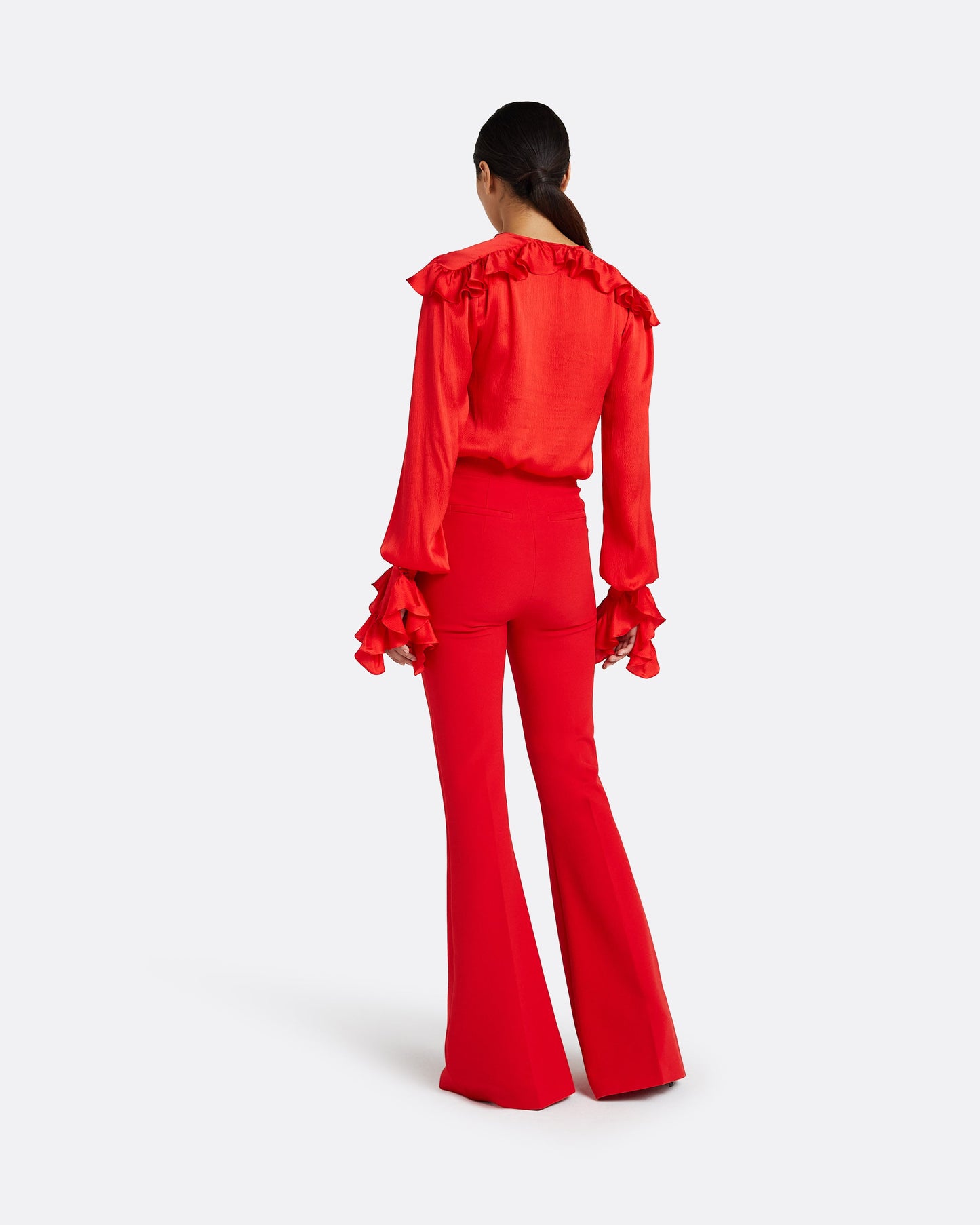 Halluana Cherry Red Trousers