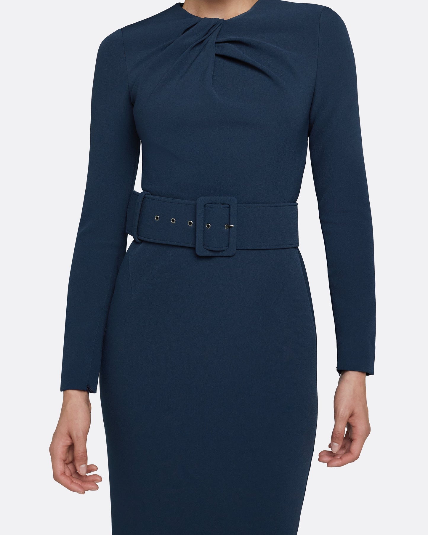 Brunna Ink Blue Midi Dress