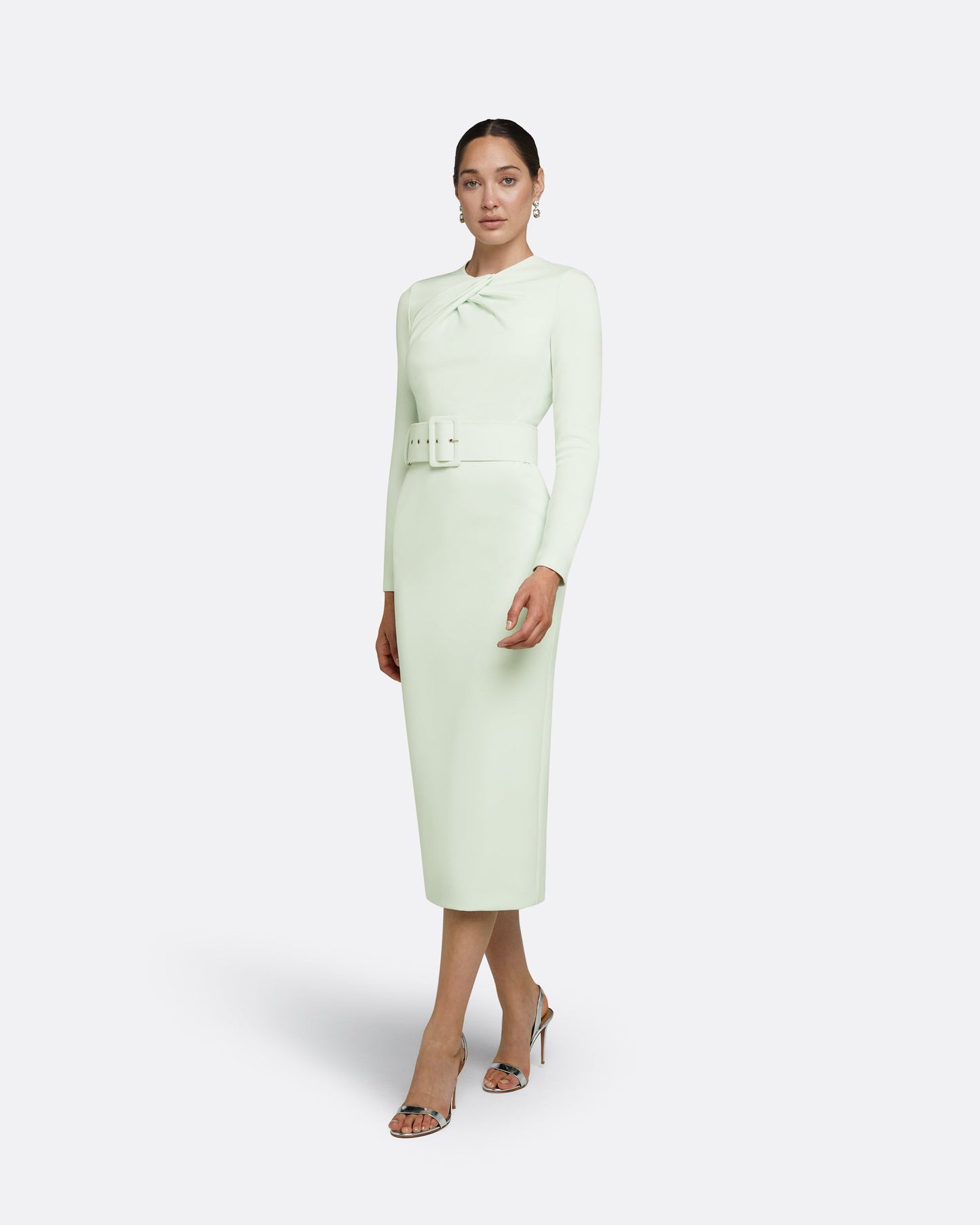 Brunna Spearmint Midi Dress