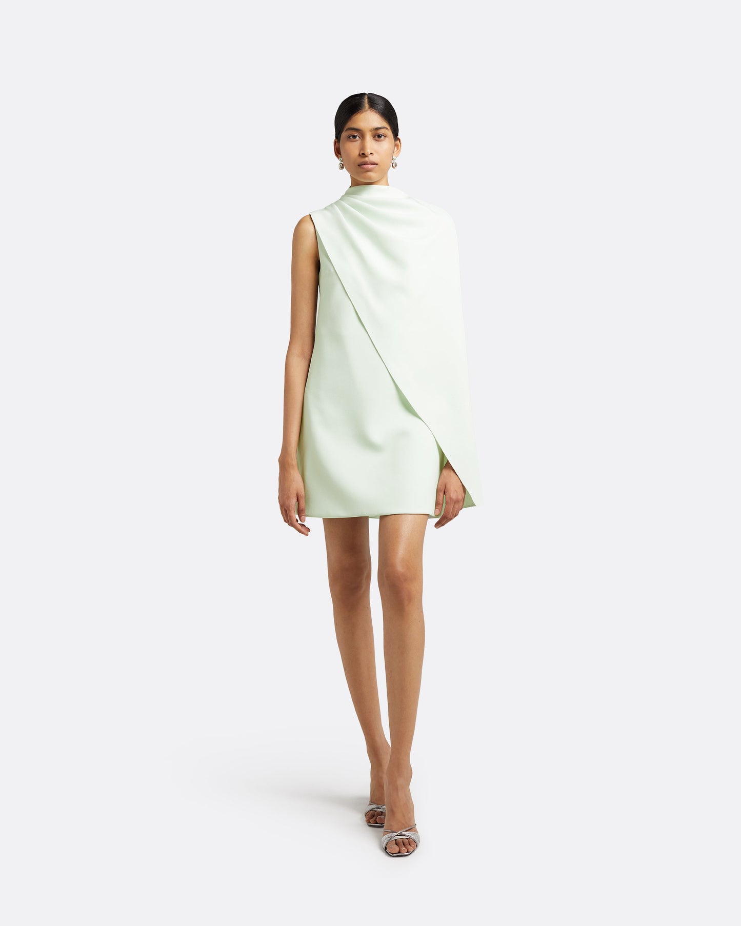 Margareta Spearmint Short Dress