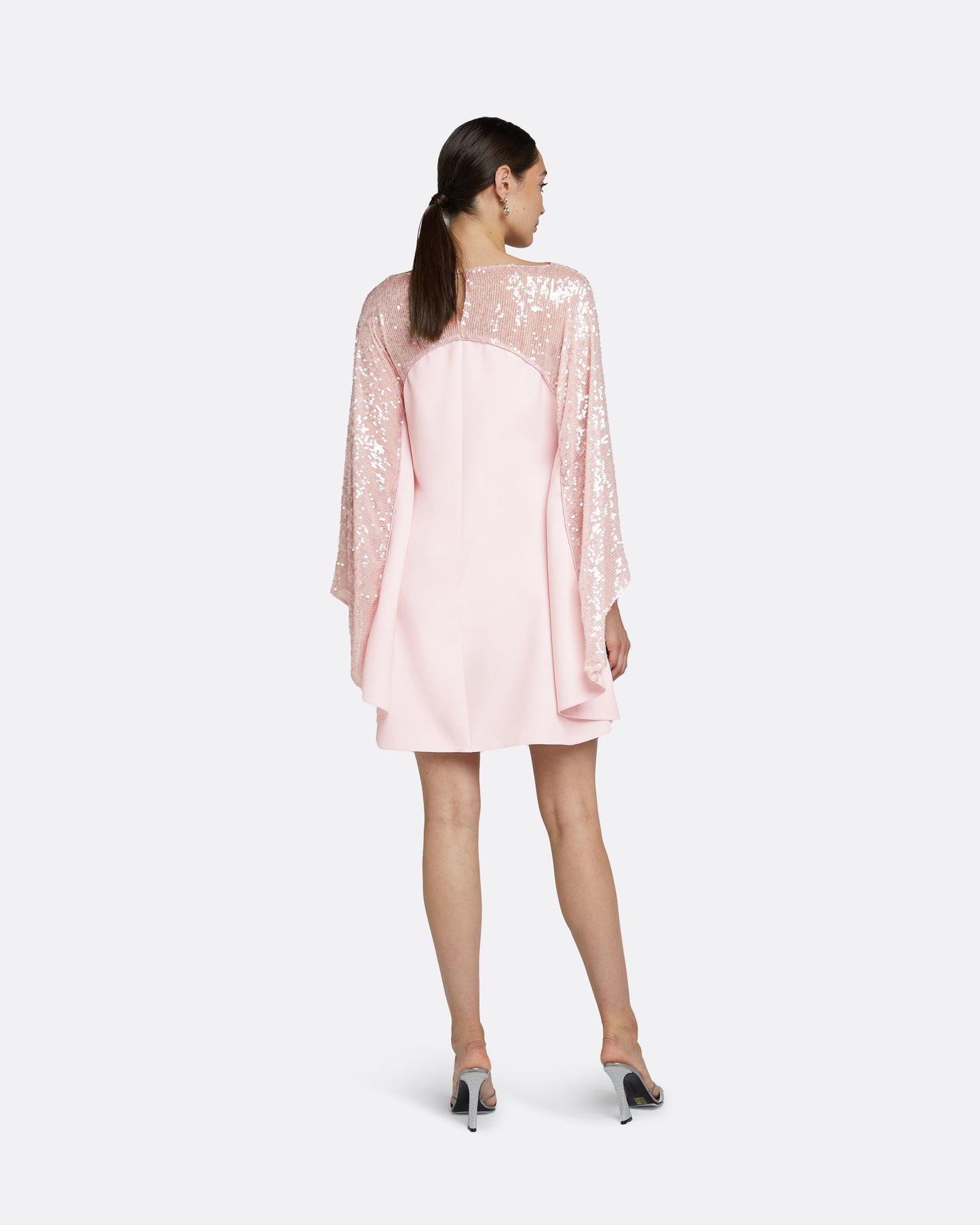 Almana Barely Pink Short Dress